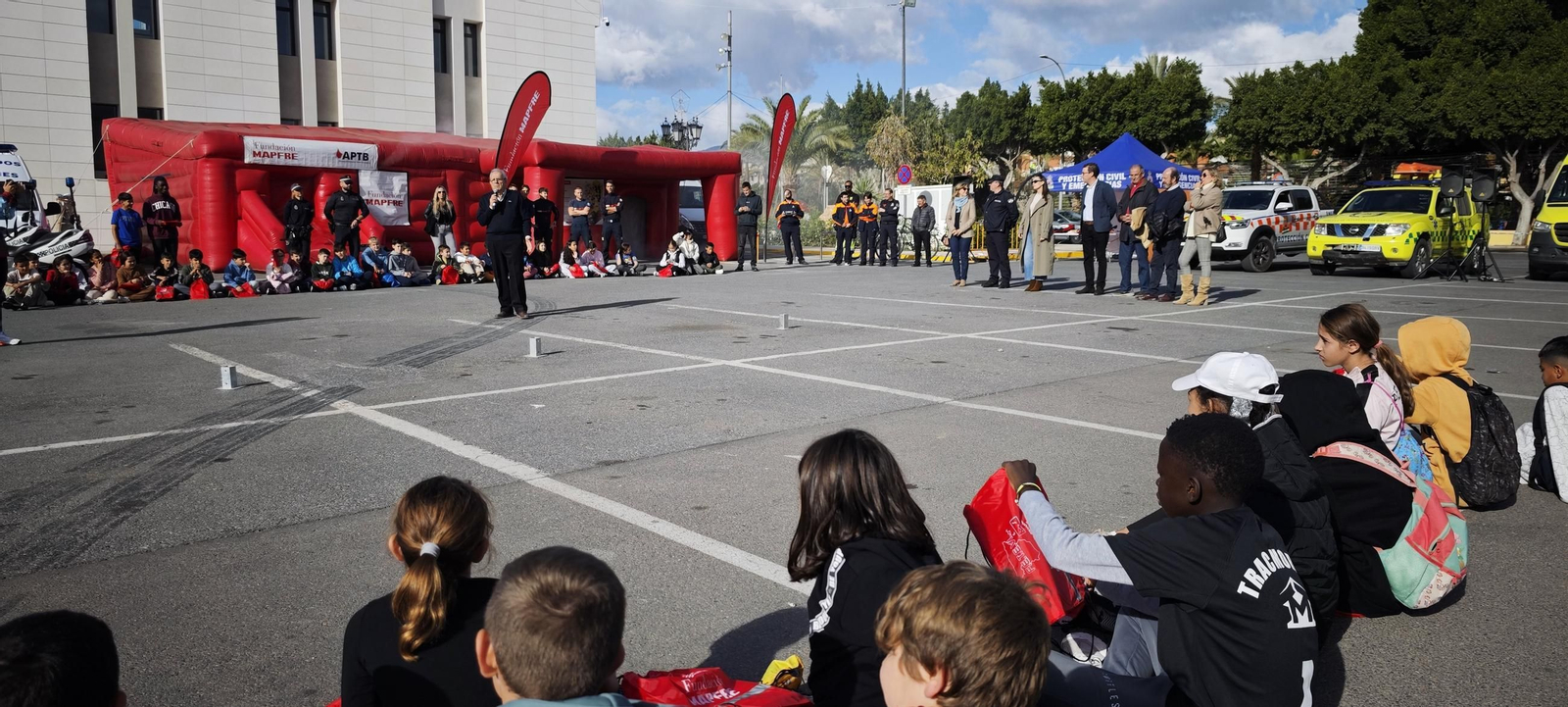 Vícar se convierte en un 'parque temático' de la seguridad para fomentar la prevención