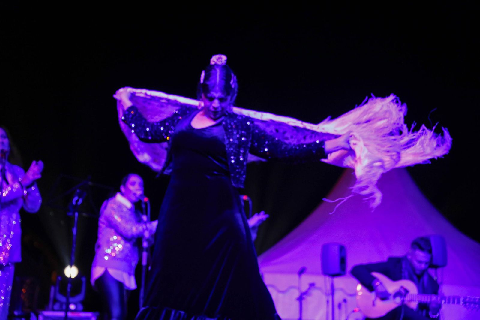 La Noche de las Candelas del Mesón Gitano de Almería, en imágenes