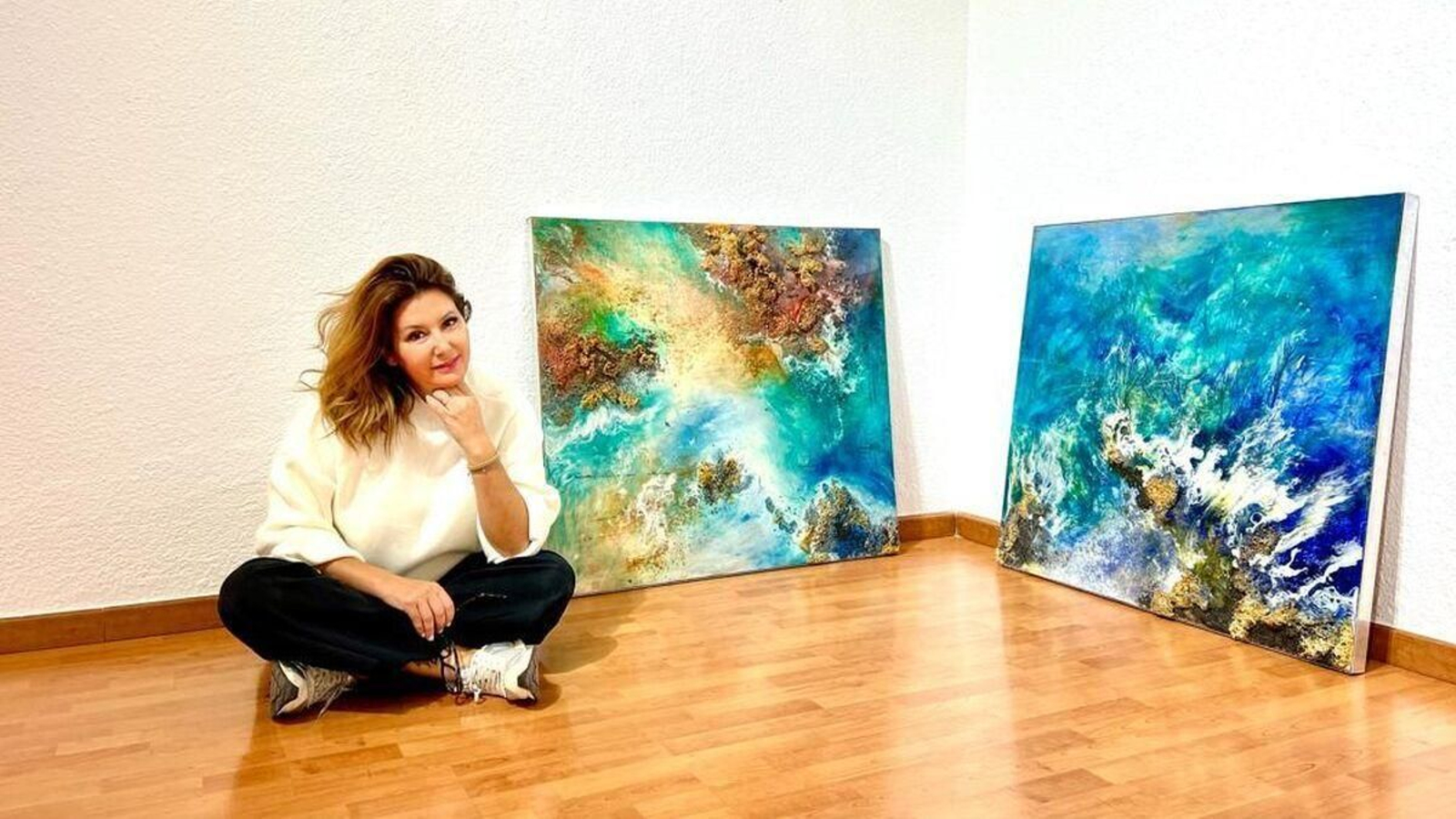 Así es 'Cantos del mar', la exposición con la que Ana Esther Maqueda está sorprendiendo a Jaén