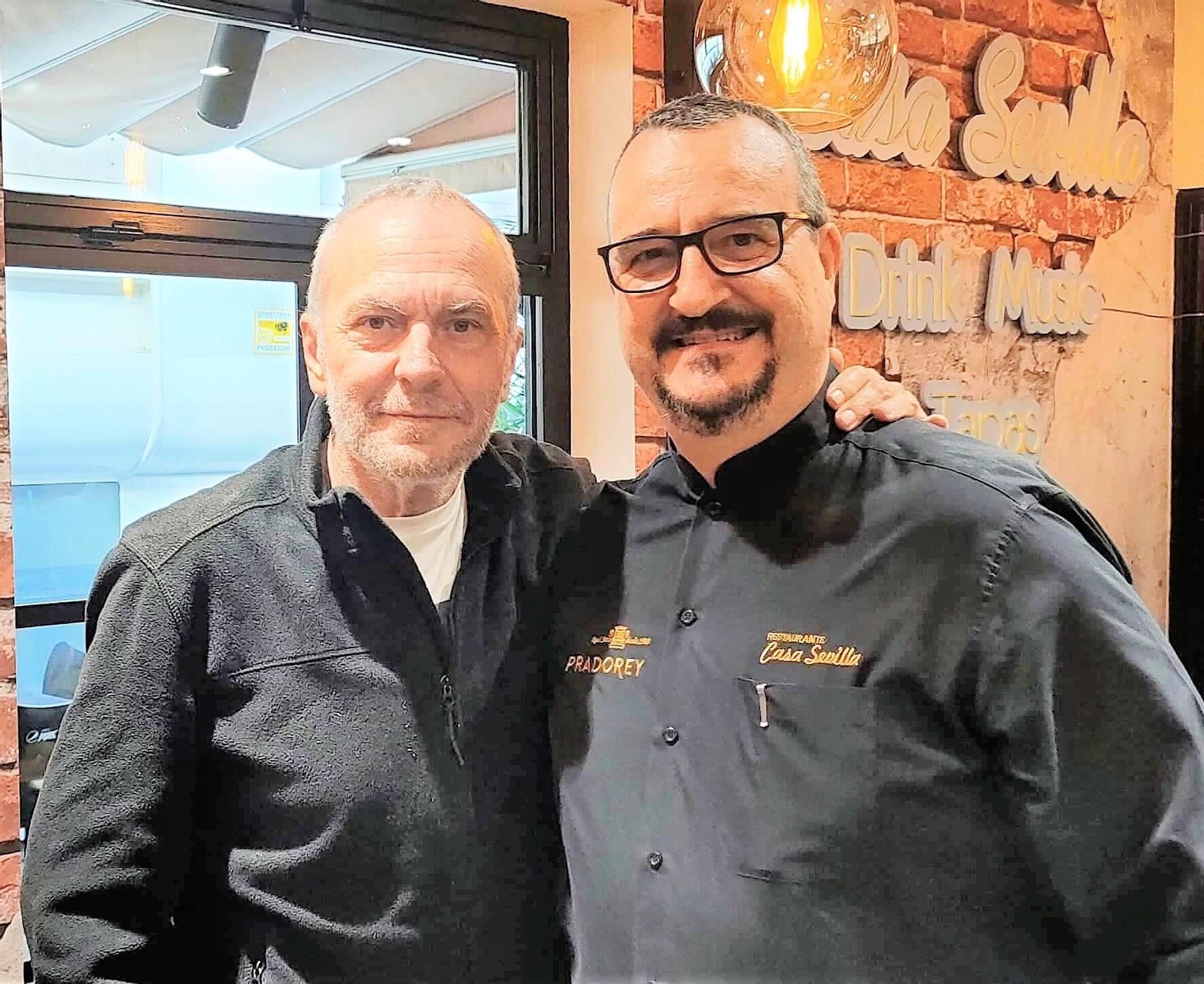 José Coronado con Jordi de Casa Sevilla.