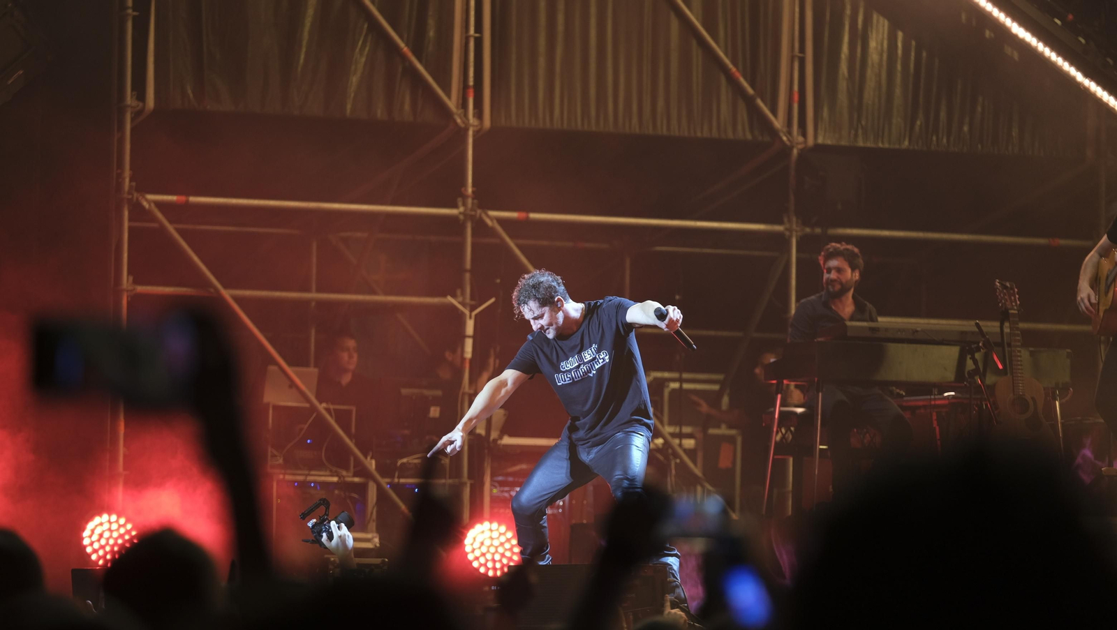 David Bisbal arrasa en su concierto de Roquetas de Mar