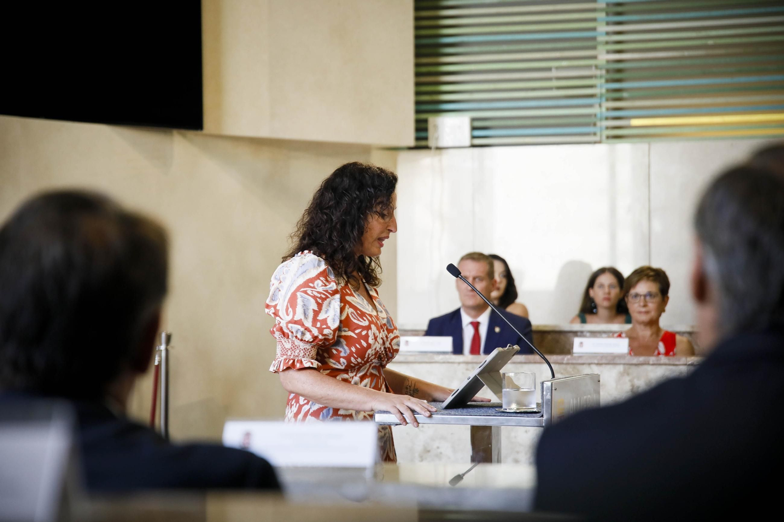 Placa de memoria histórica en el monumento de los coloraos, en imágenes