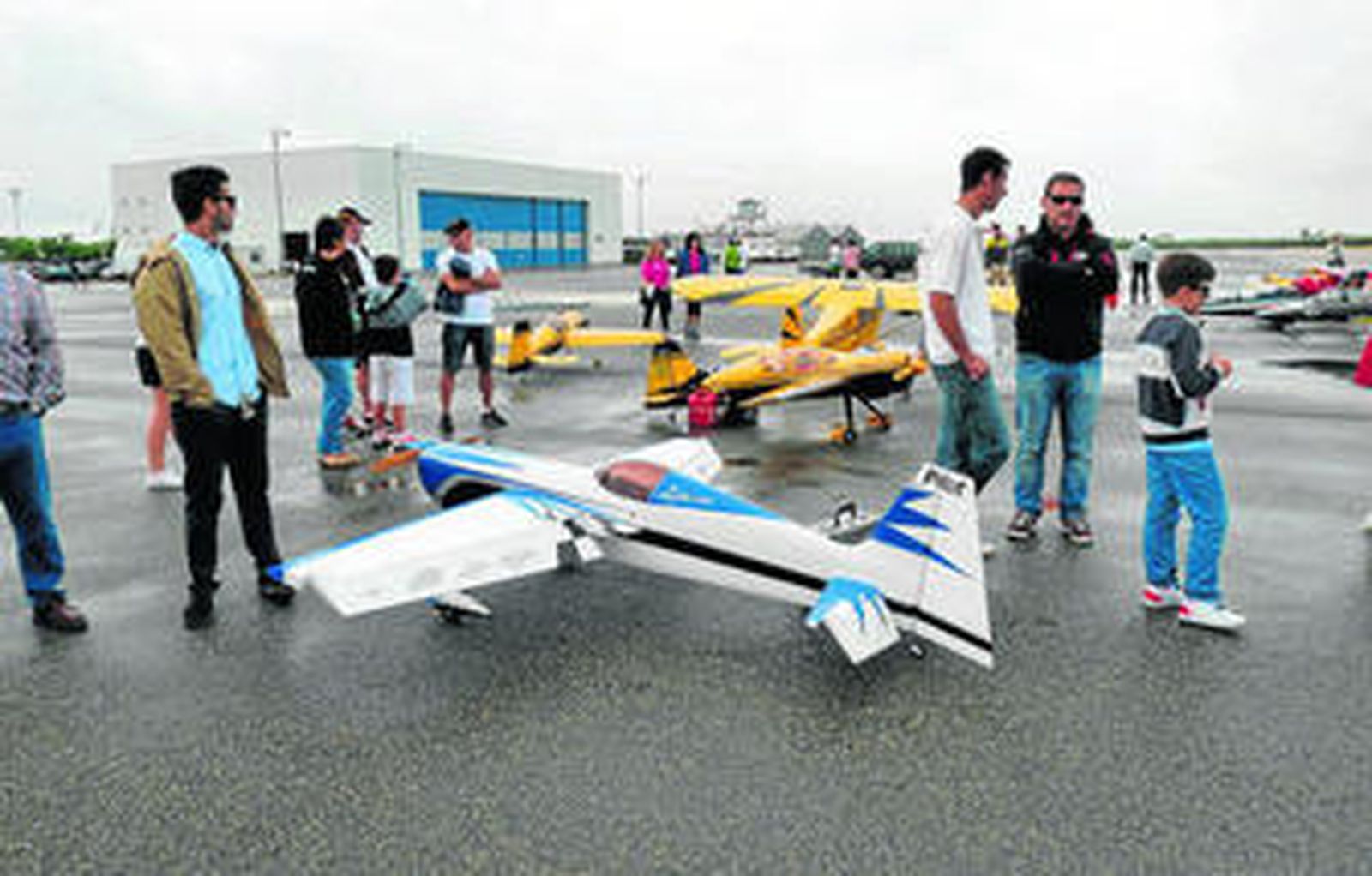 Algunas de las maquetas que participaron en el memorial.