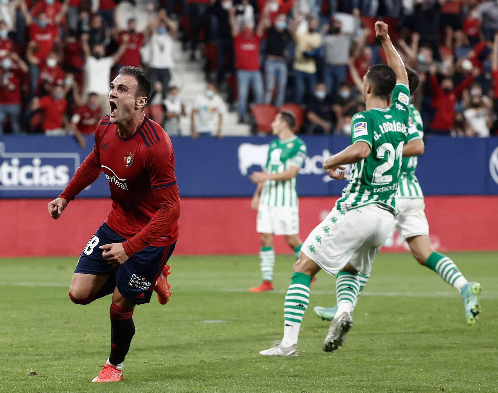 Las imágenes del Osasuna-Betis
