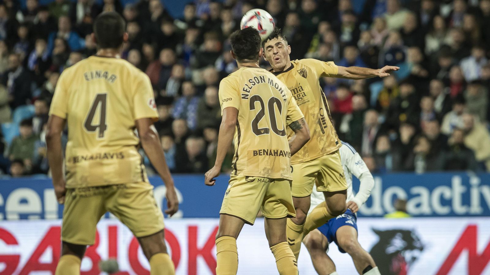 El Zaragoza-Málaga CF, en fotos