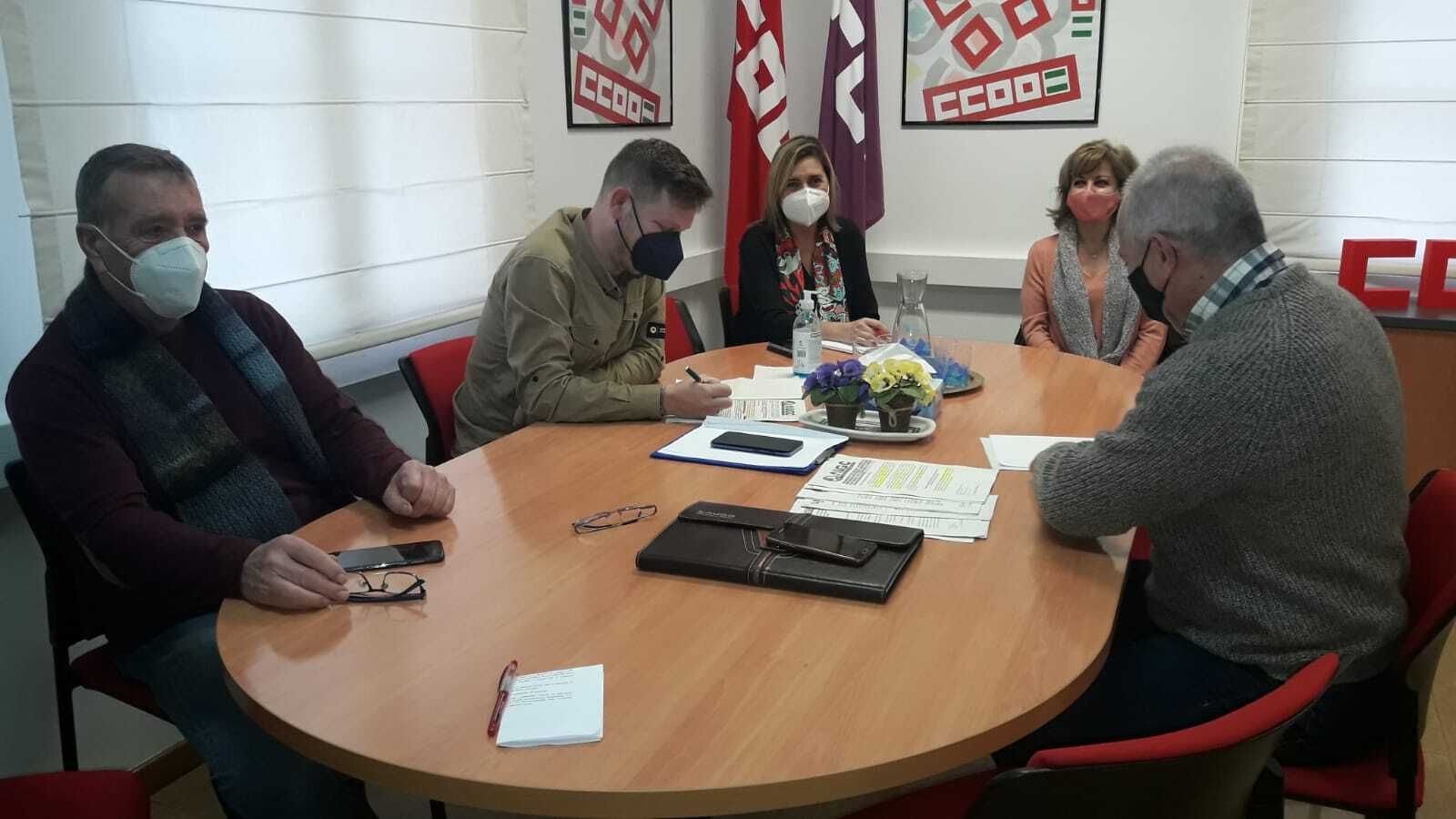 Reunión entre AUGC Córdoba y CCOO.