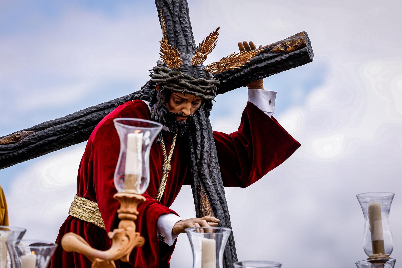 Las imágenes de la Hermandad de Tres Caídas de la Semana Santa de San Fernando 2025