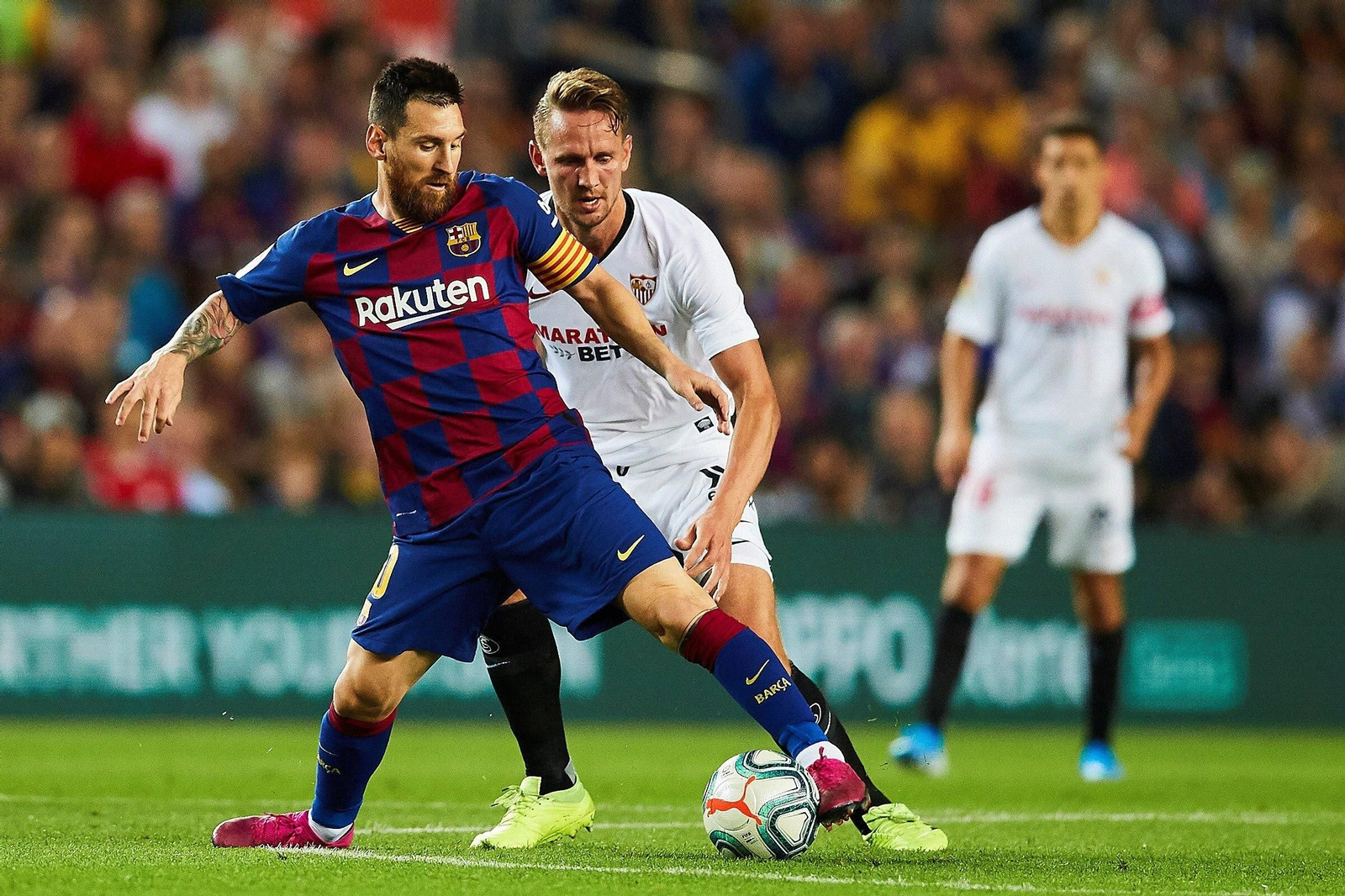 Las imágenes del Barcelona-Sevilla Las imágenes del Barcelona-Sevilla