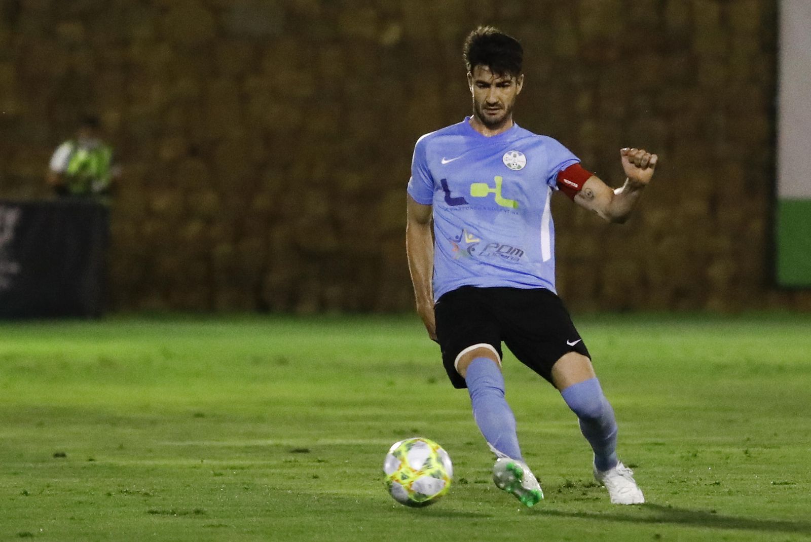Pablo Gallardo, en un encuentro con el Ciudad de Lucena.
