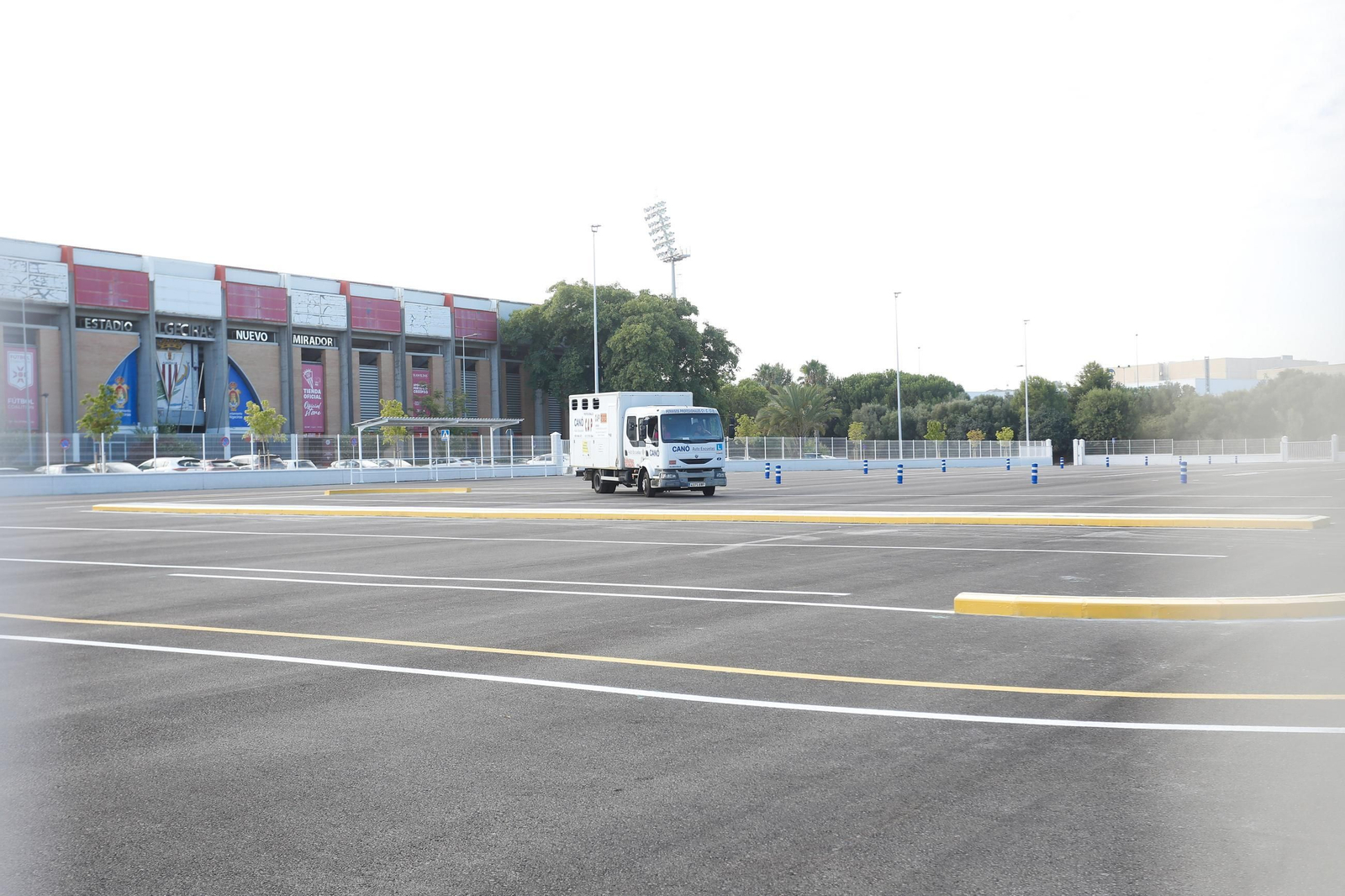 Las fotos de la inauguración de las pistas de exámenes de conducir en Algeciras