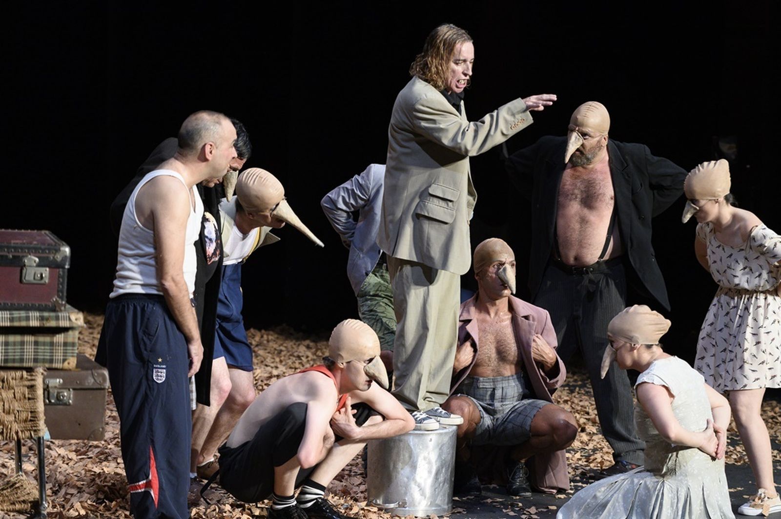 Una imagen del espectáculo 'Las aves'