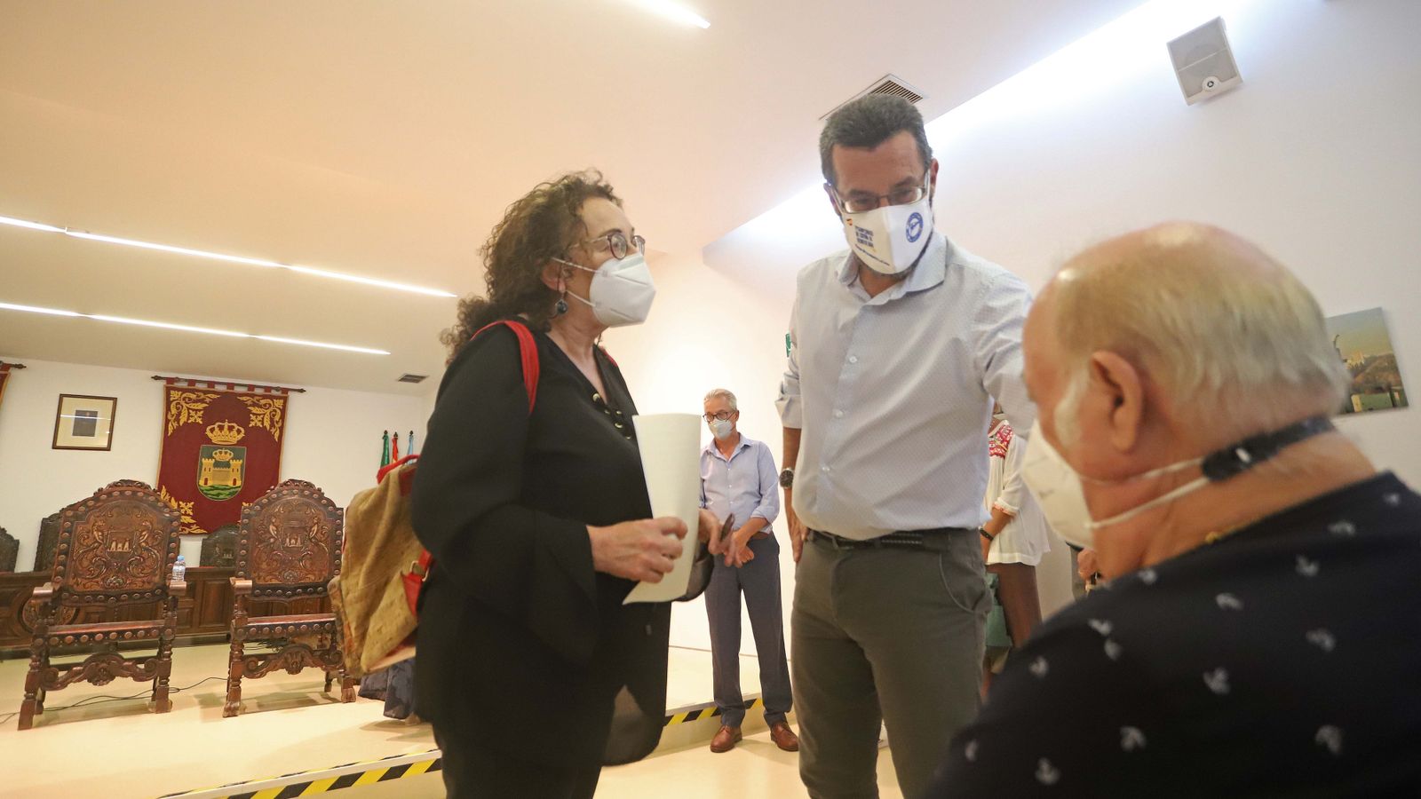 Fotos del reconocimiento a las victimas de bebés robados en La Línea