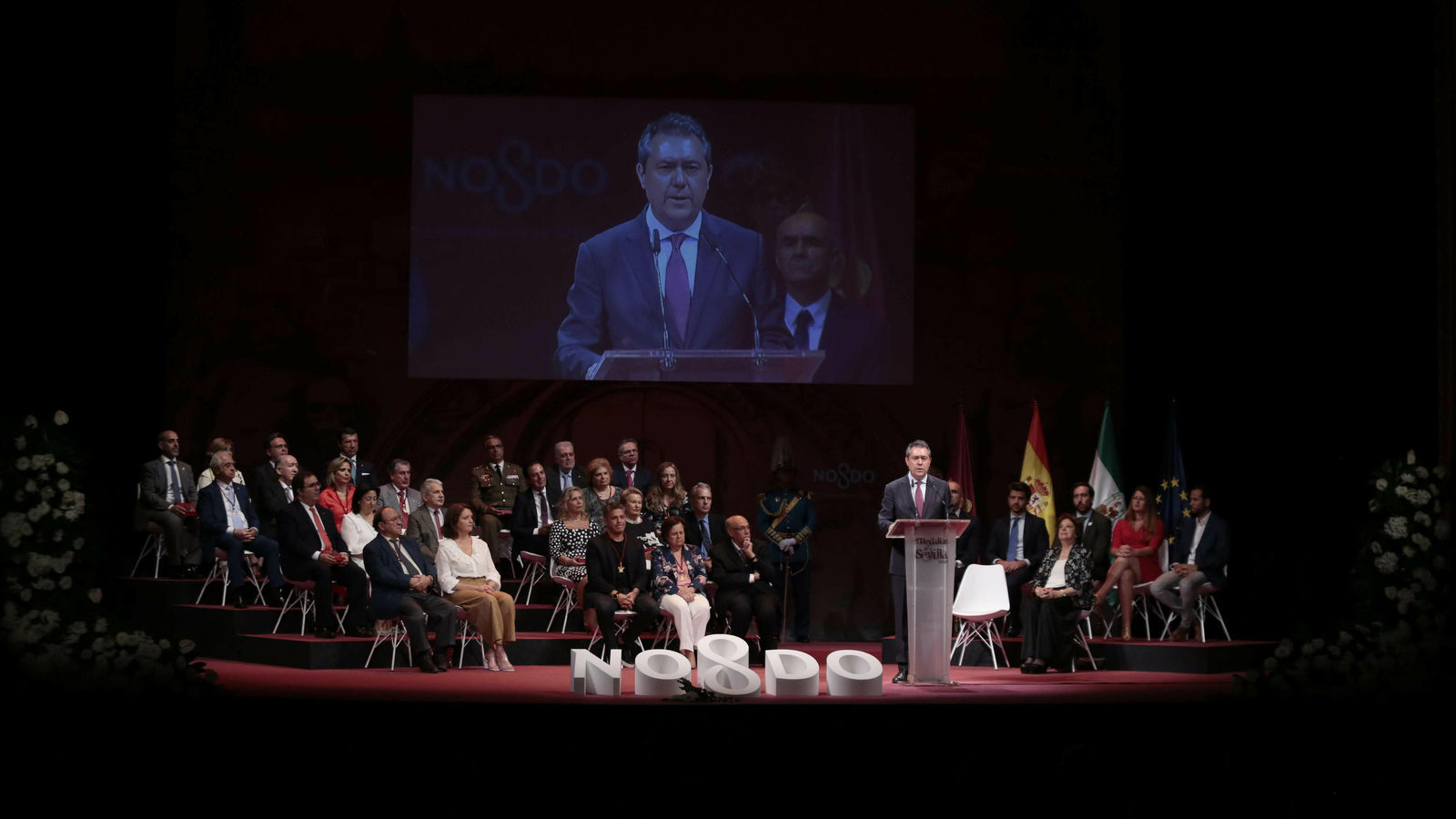 Las imágenes de la entrega de las Medallas de Sevilla