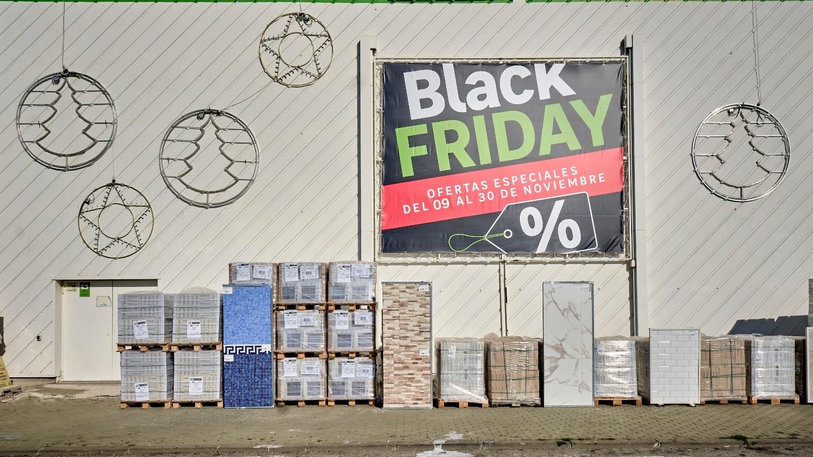 Anuncio del Black Friday en el Leroy Merlín.