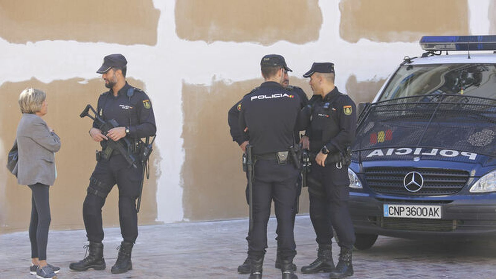 Policías nacionales, en una imagen de archivo