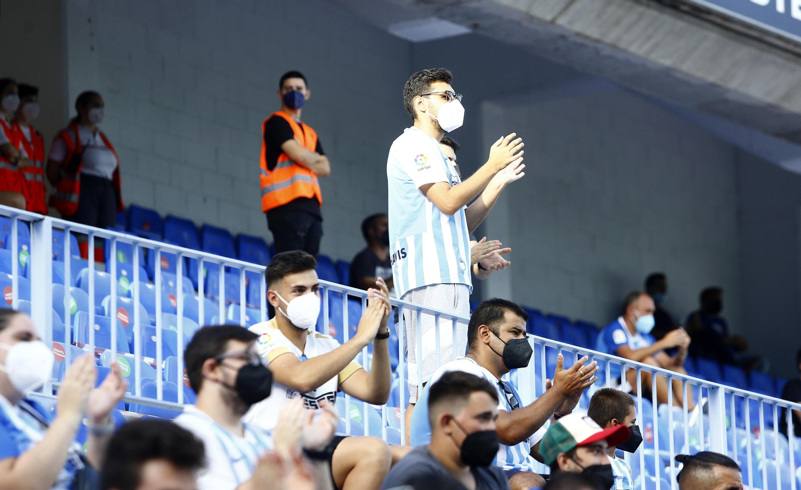 El Málaga CF-Mirandés, en fotos