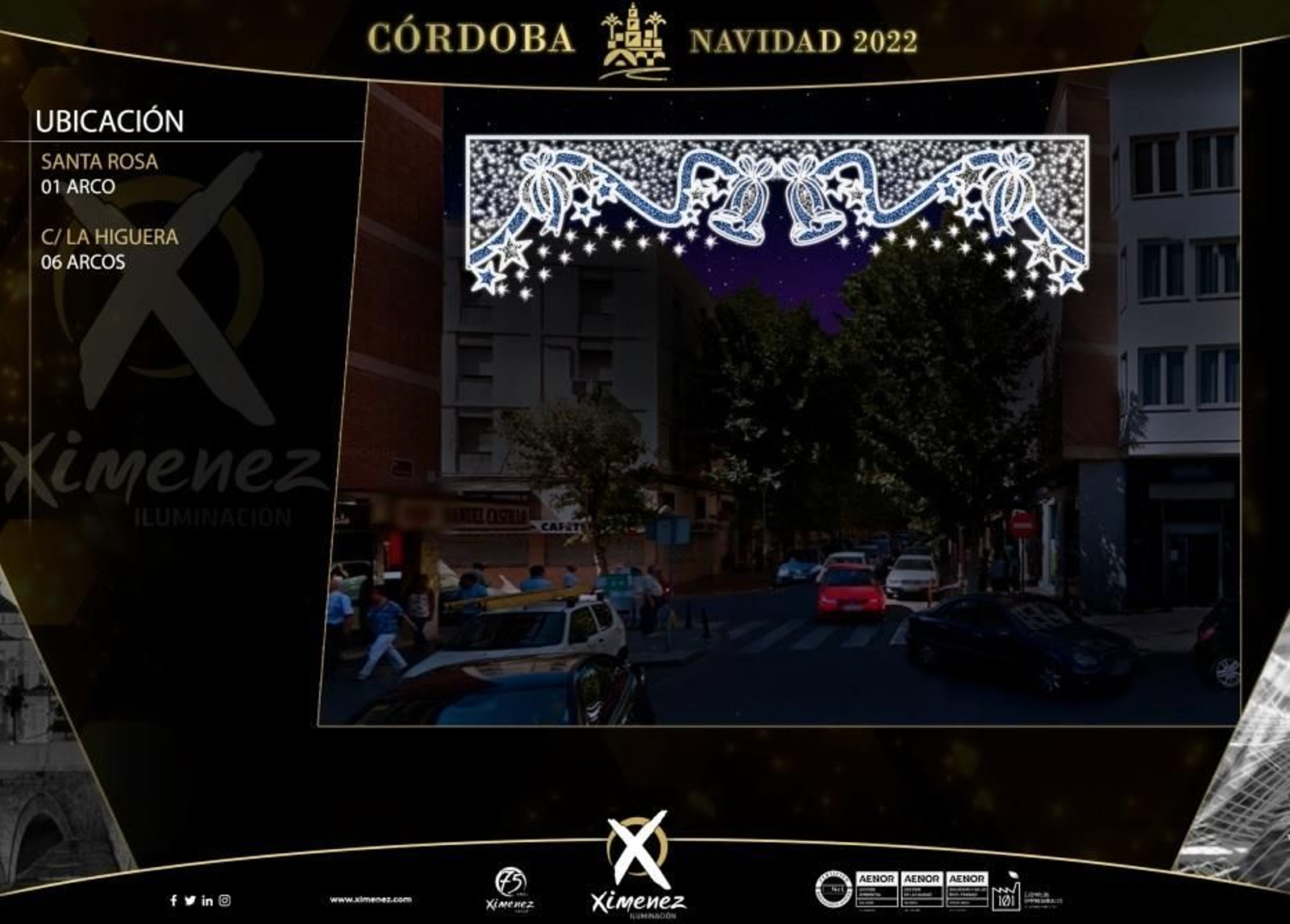 Así es el alumbrado navideño que iluminará las calles de Córdoba este 2022, en imágenes