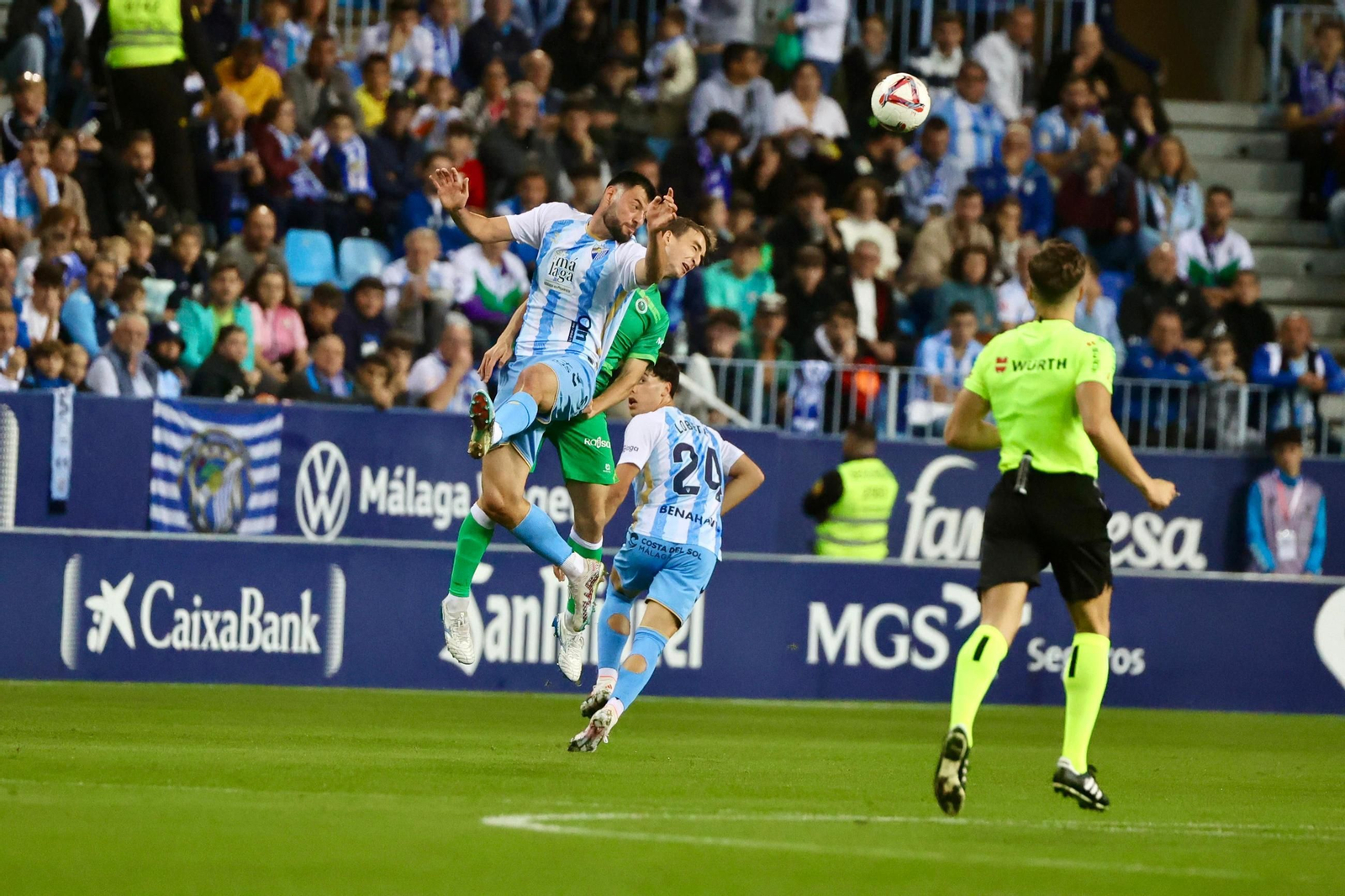 Las mejores fotos del Málaga CF-Racing de Santander