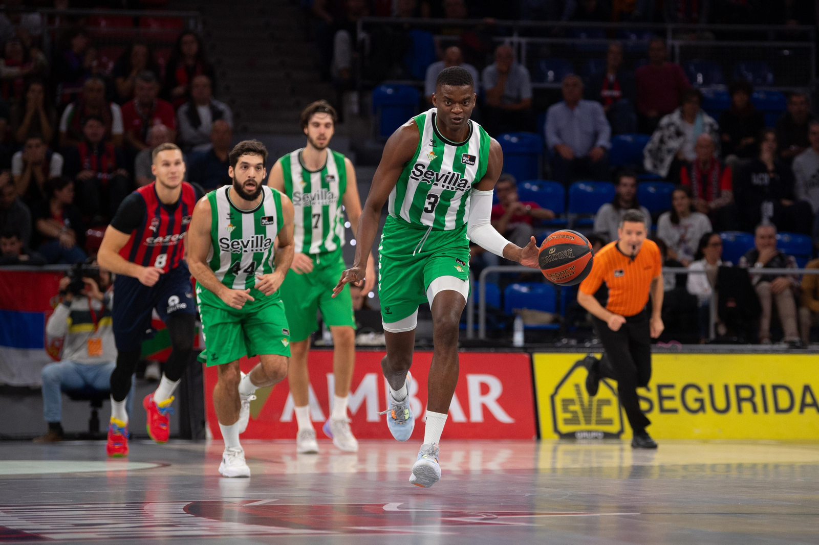 Yannick Nzosa, en el Buesa Arena.