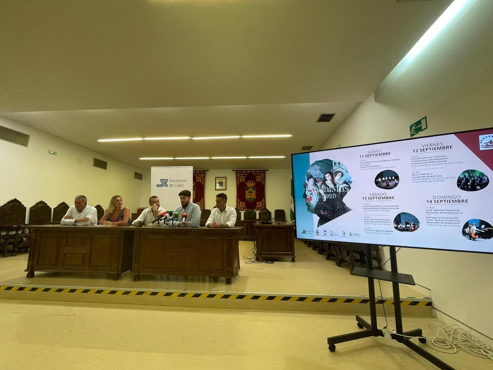 Uno de los momentos de la presentación del festival.