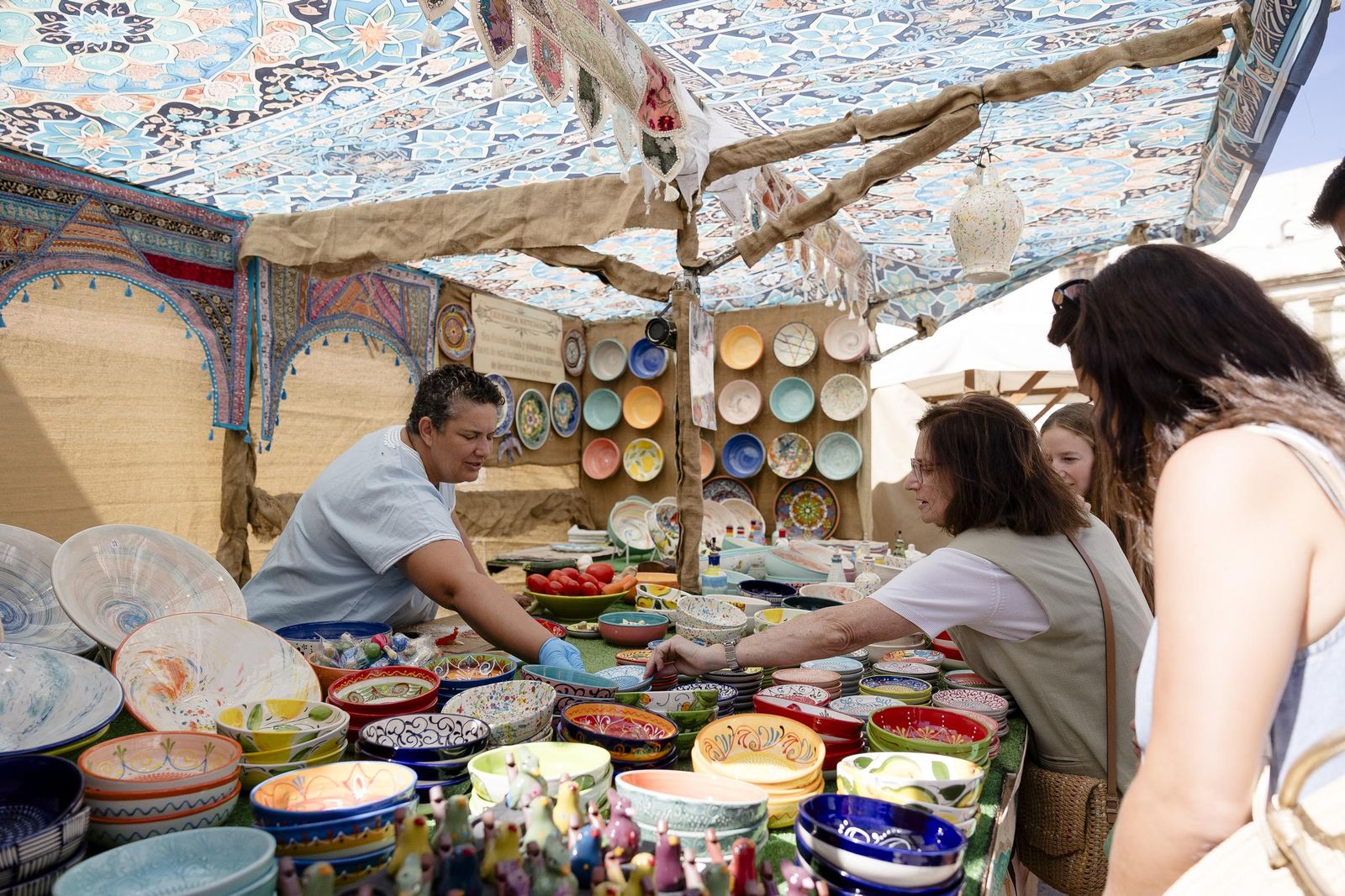 Imágenes de la inauguración del mercado andalusí