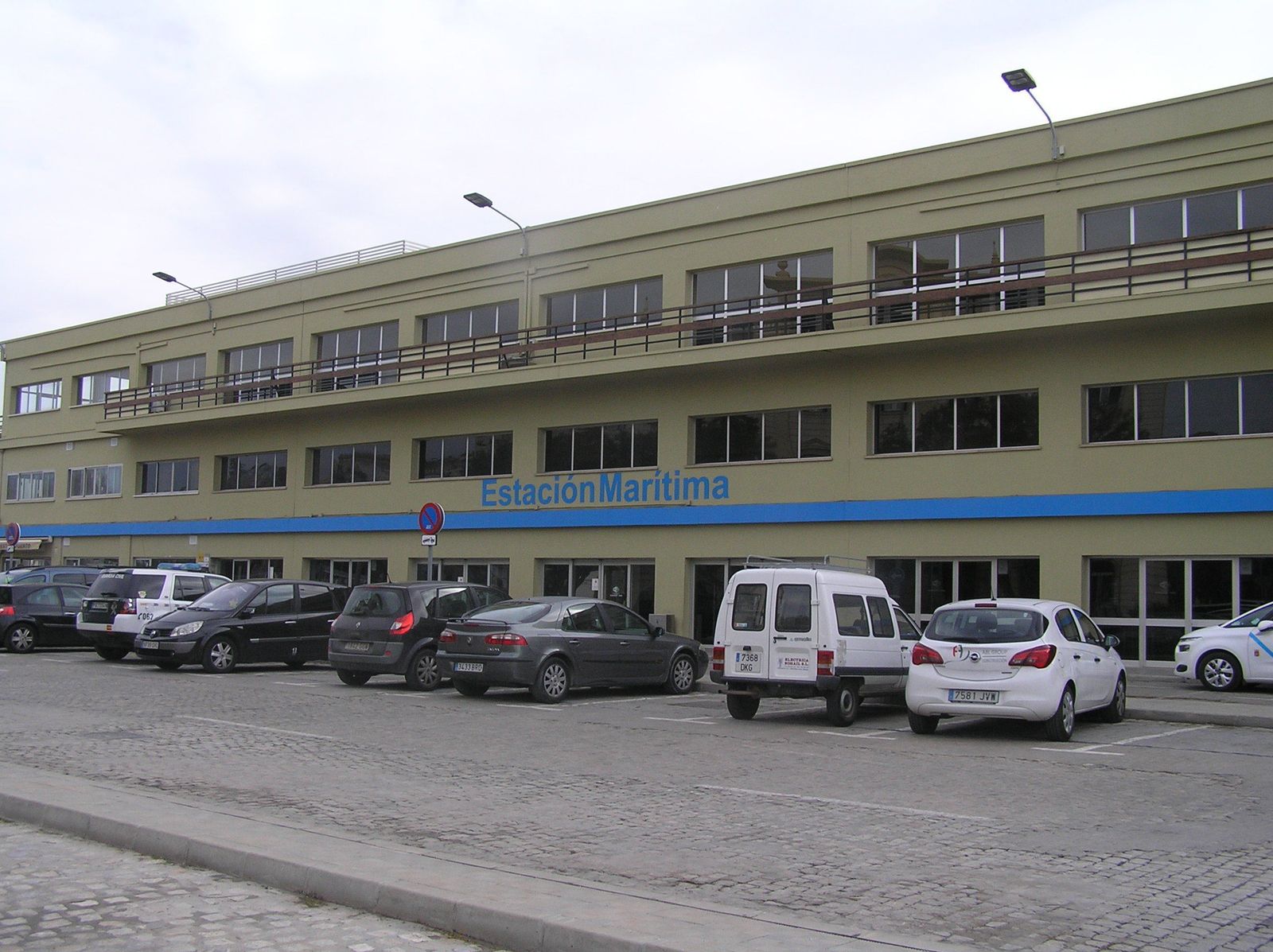 Imagen de la Estación Marítima del Melillero, que está siendo reformada.