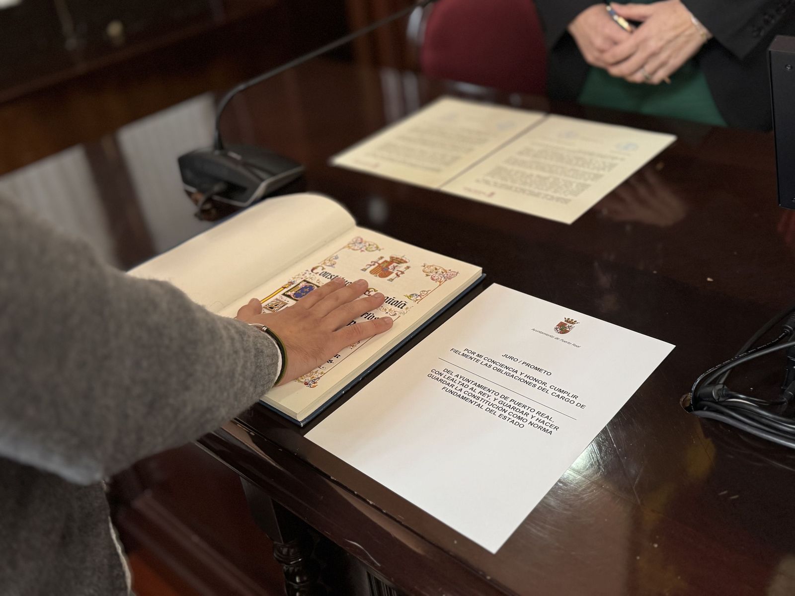 Toma de posesión de un nuevo funcionario de carrera en Puerto Real