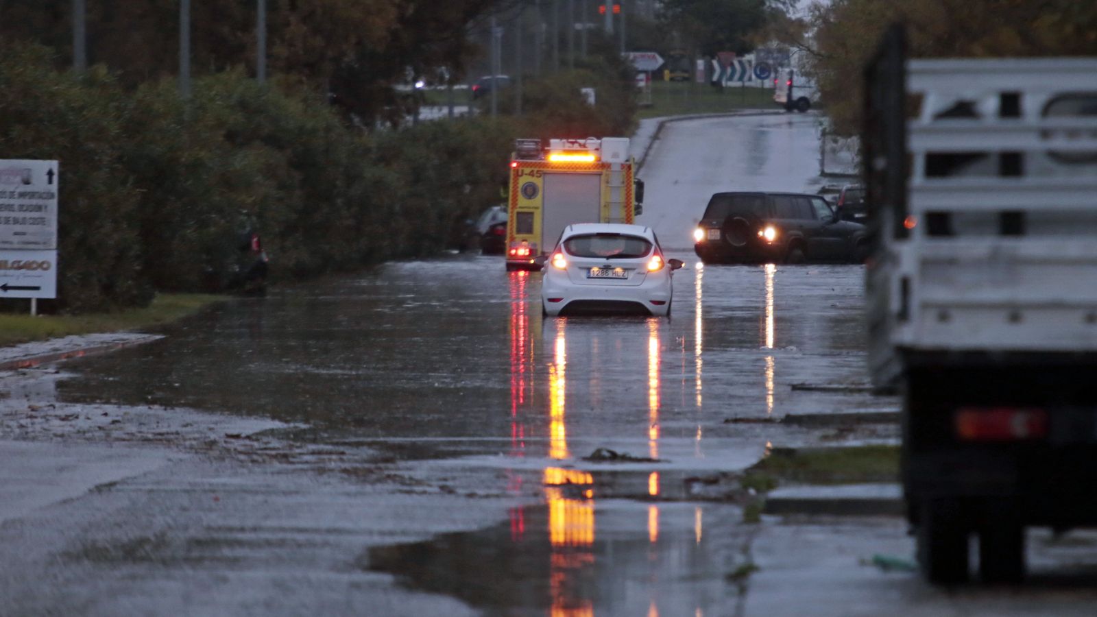 El polígono del Portal vuelve a inundarse