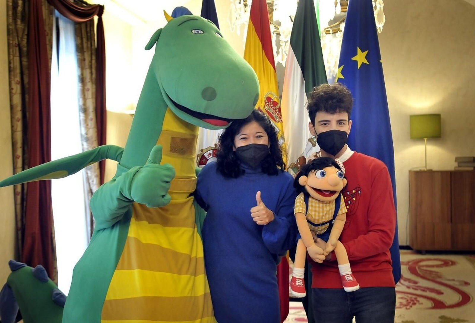 Ana Hérica Ramos, en la presentación de la Peque Navidad.