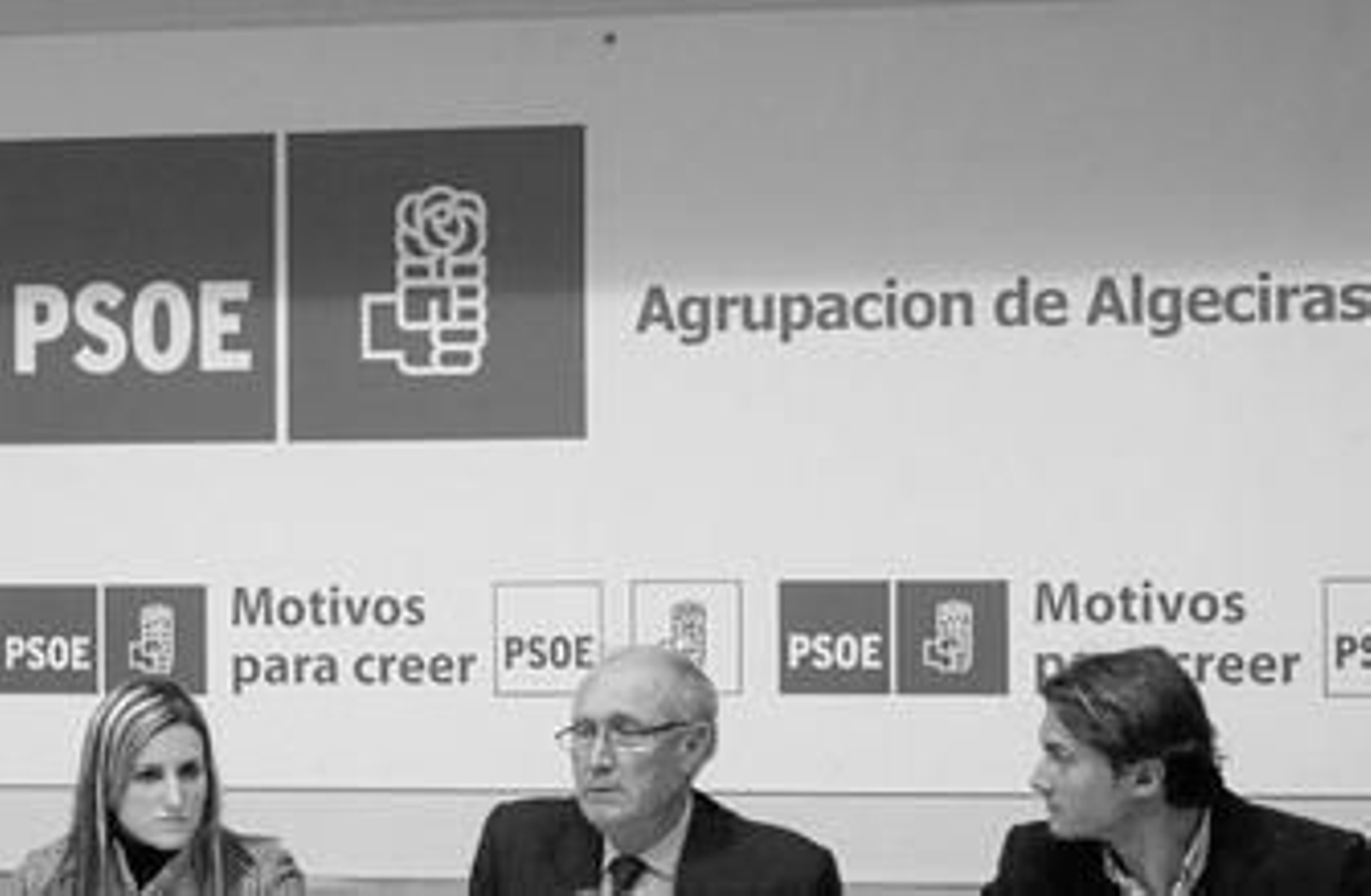 El portavoz del PSOE, Diego Sánchez Rull, en la sede del partido.