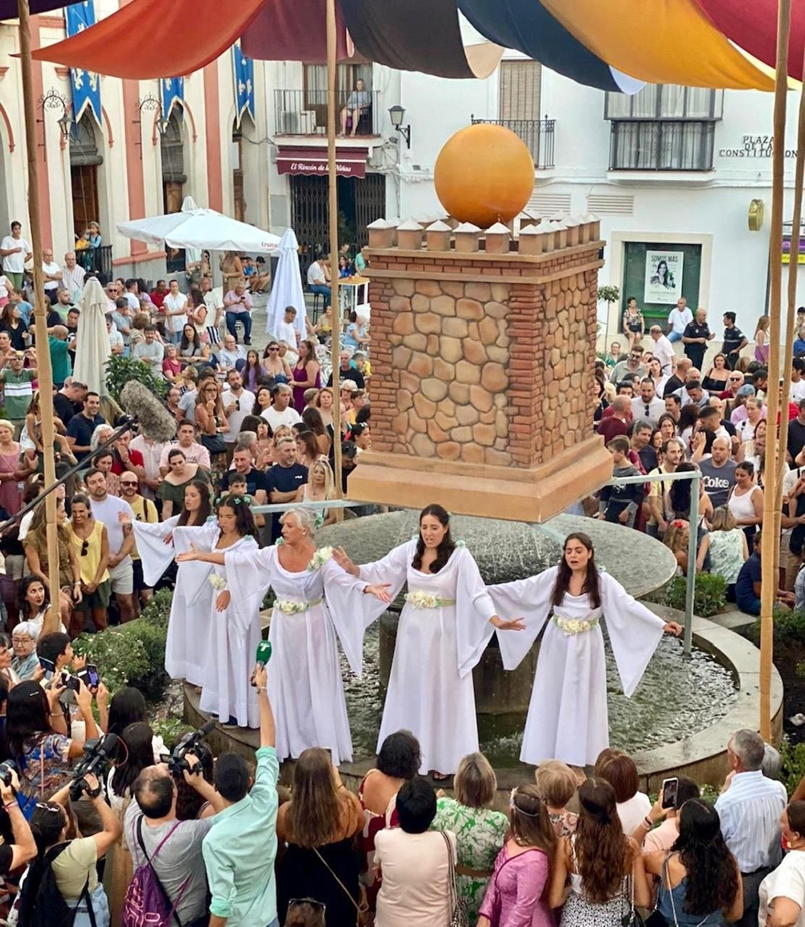 Detalle de las fiestas de Cortegana de la edición 2023.