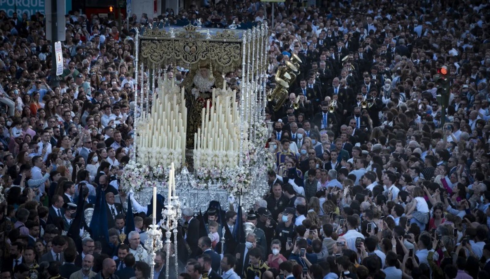 La Estrella, bajo el palio de Garduño el Domingo de Ramos de 2022