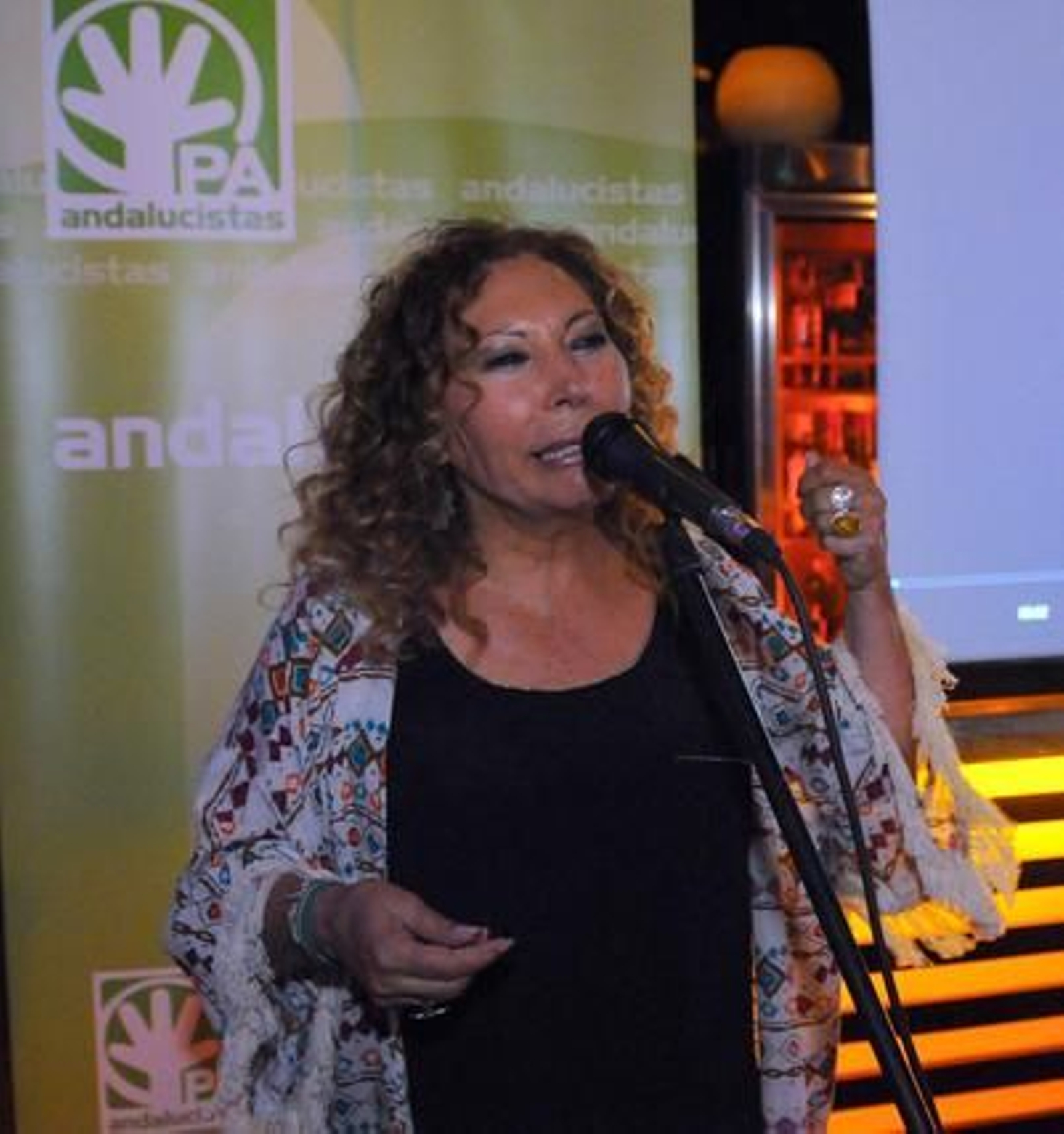 Cierre de campaña de la candidata del PA, Pilar Távora.

Foto: Juan Carlos Vázquez