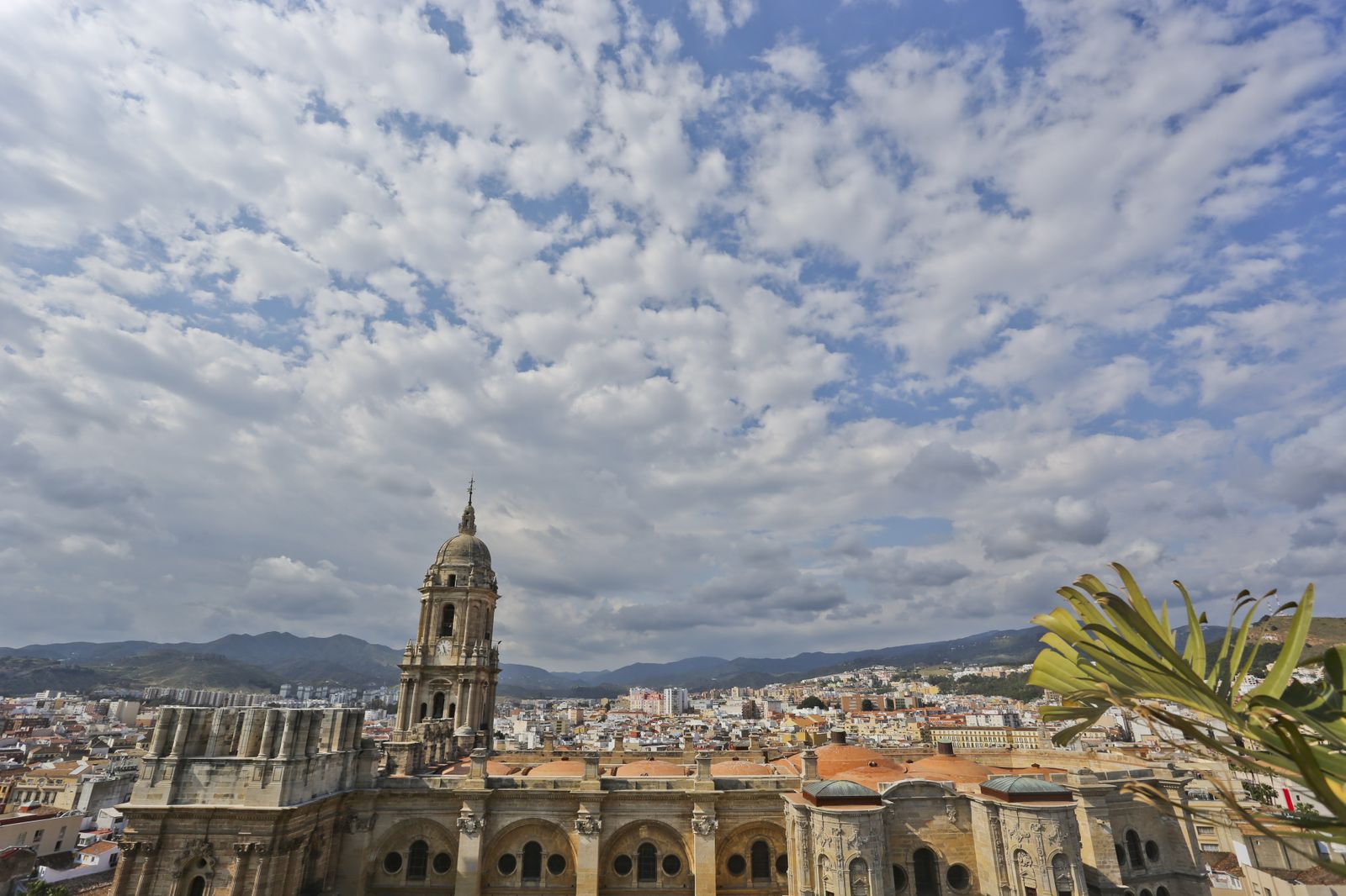 La Catedral de Málaga, con su torre inconclusa.