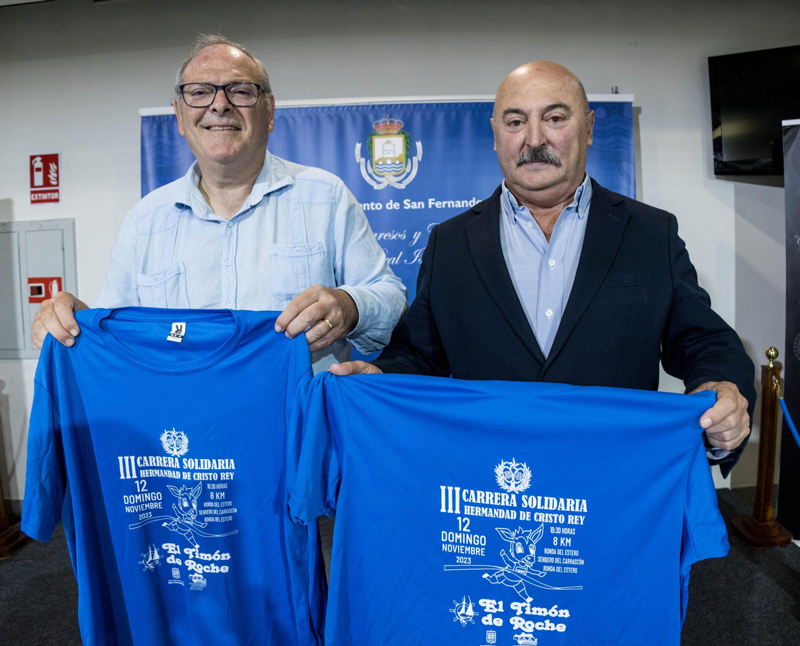 Antonio Rojas (i.) y Luis Manuel Roncero.