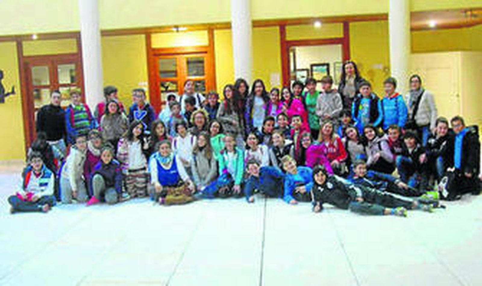 Los alumnos del CEIP La Romanilla visitaron el Castillo el pasado jueves.