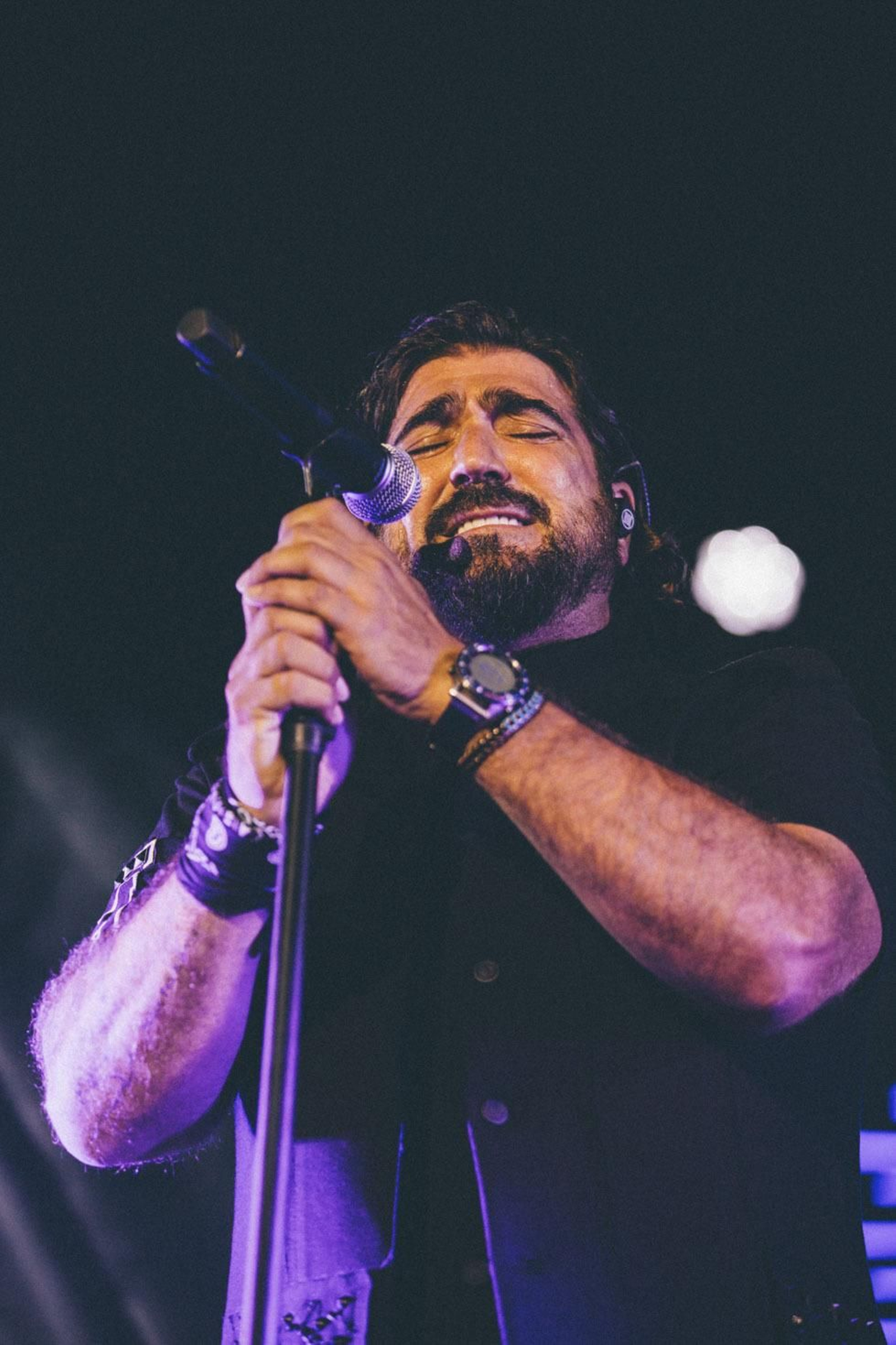 Imágenes del concierto de Antonio Orozco en la Plaza de Toros de La Merced