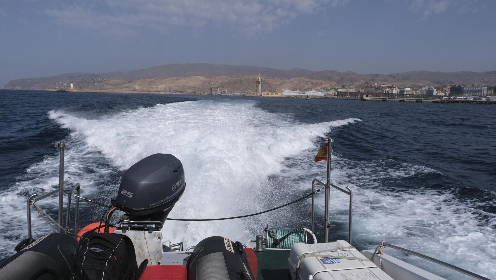 Patrullaje con el Servicio Marítimo de la Guardia Civil, en imágenes