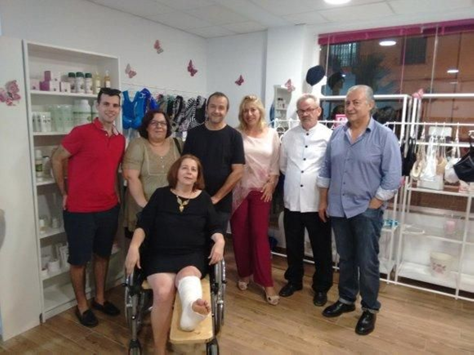 Javier Orcero, Begoña Toral, Ángeles Prieto, Antonio Arnau, Rosa Prieto, Manolo Becerra y Paco Soto.

Foto: Ignacio Casas de Ciria