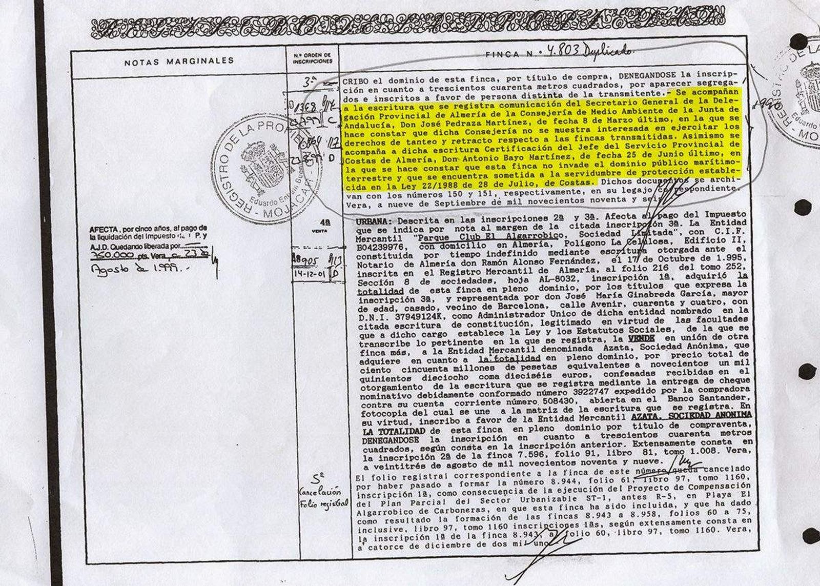 20 años de la paralización del Algarrobico: los documentos exclusivos de un fracaso institucional