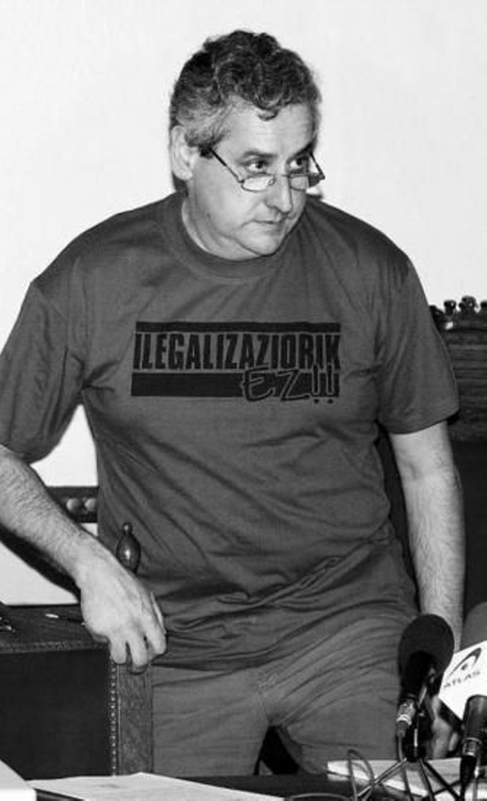 José Antonio Barandiaran, en un pleno en Andoain.