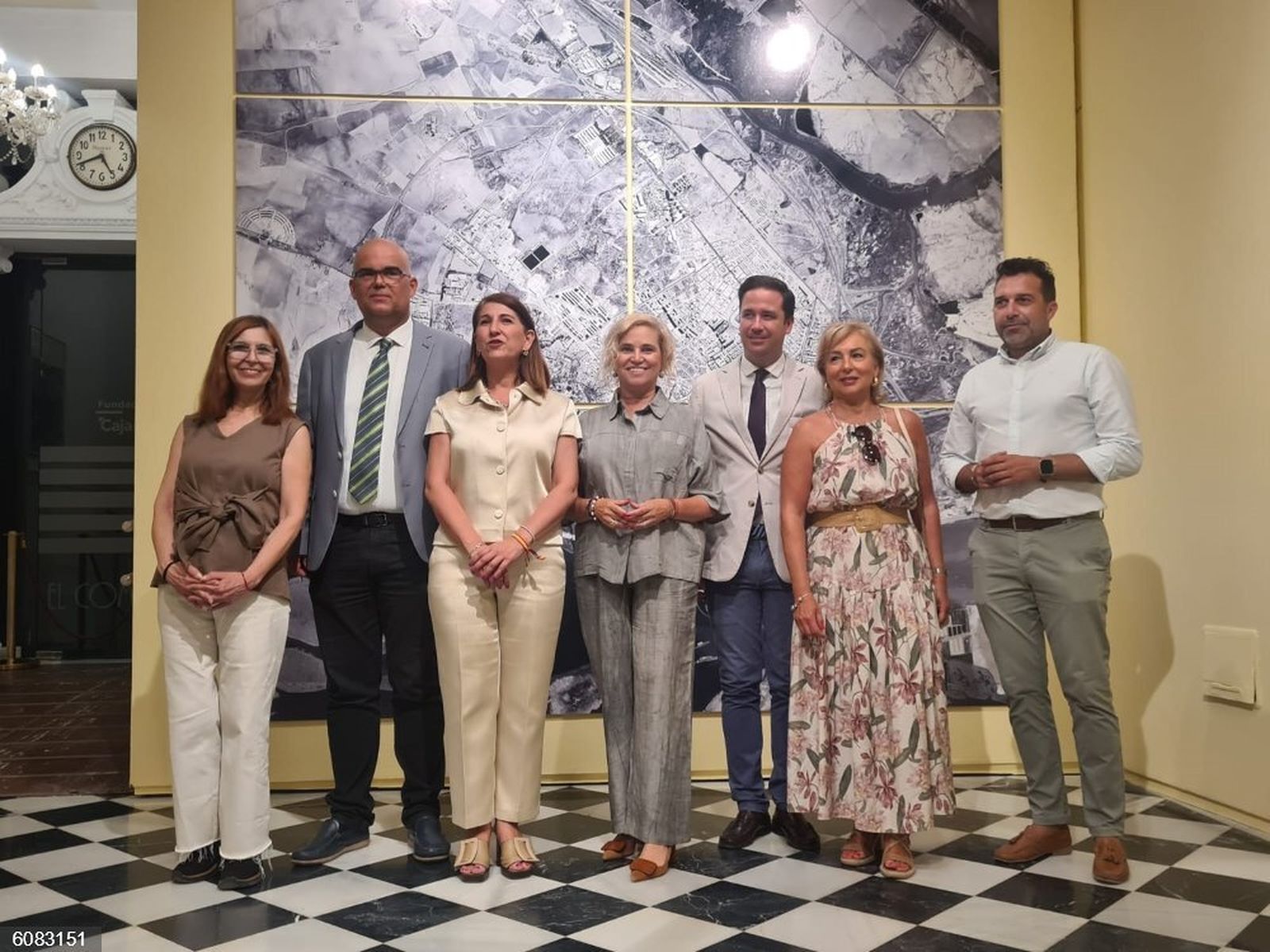 Inauguración de la exposición 'Huelva desde el aire. Fotografías aéreas durante el siglo XX'