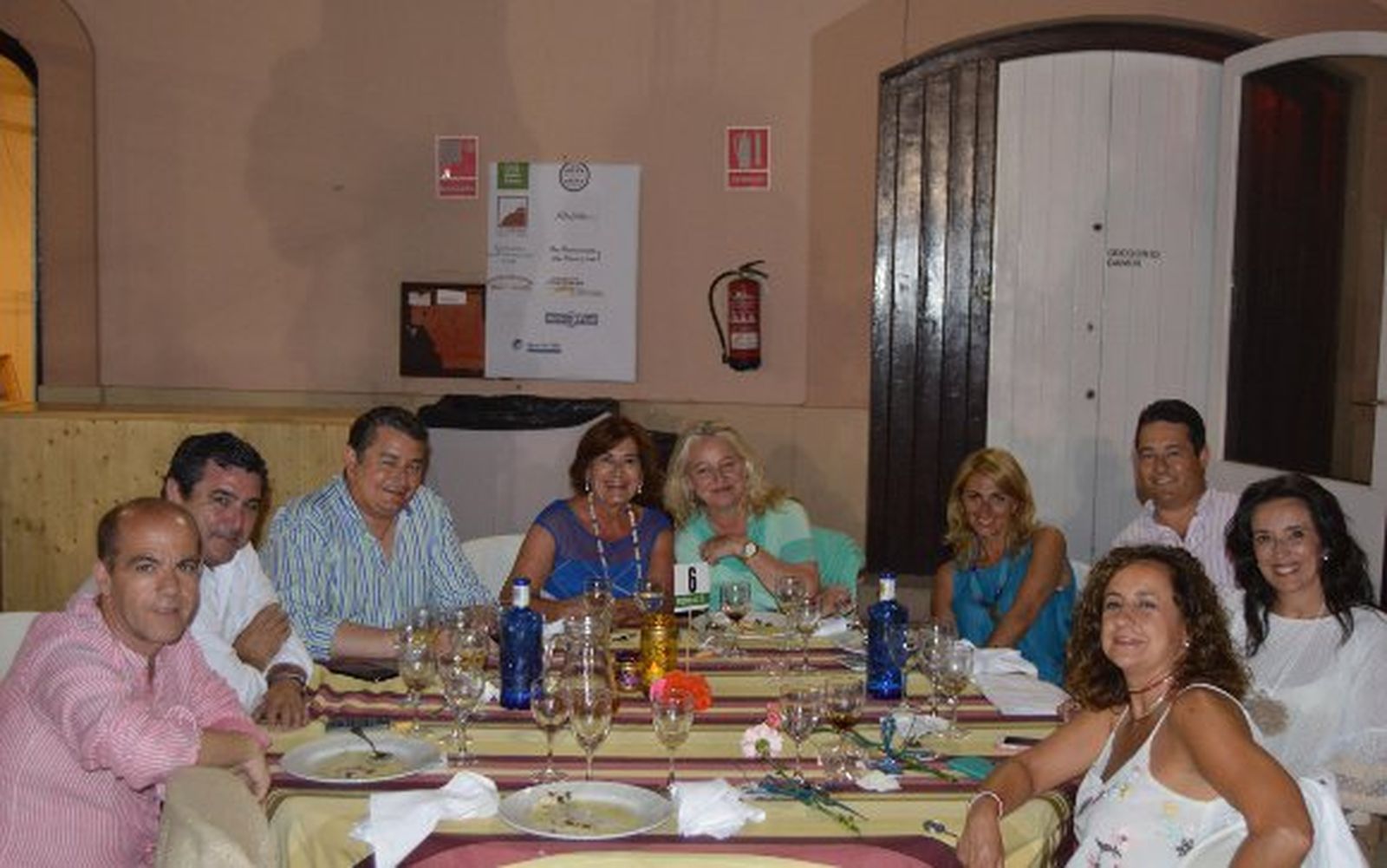Pablo Chaves, Alfonso Pozuelo, Antonio Sanz, Jero Galiano, Mercedes Colombo, Laura Seco, Pelayo García Vergara, Fátima Rodríguez y María José Gasca.

Foto: Ignacio Casas de Ciria