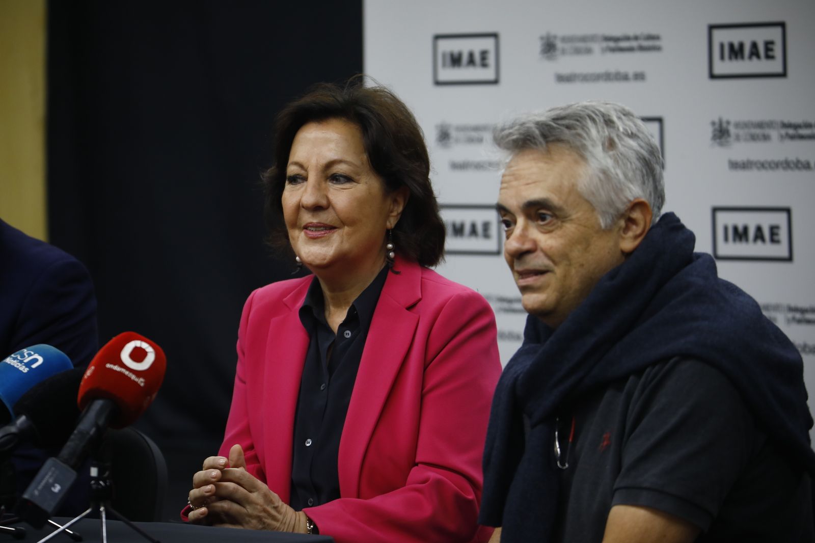 Carmen Linares y Juan Luis Pérez en el Gran Teatro.