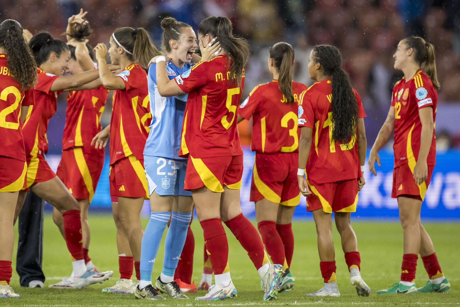 Las mejores imágenes del pase a la final de España ante Alemania en la Eurocopa femenina