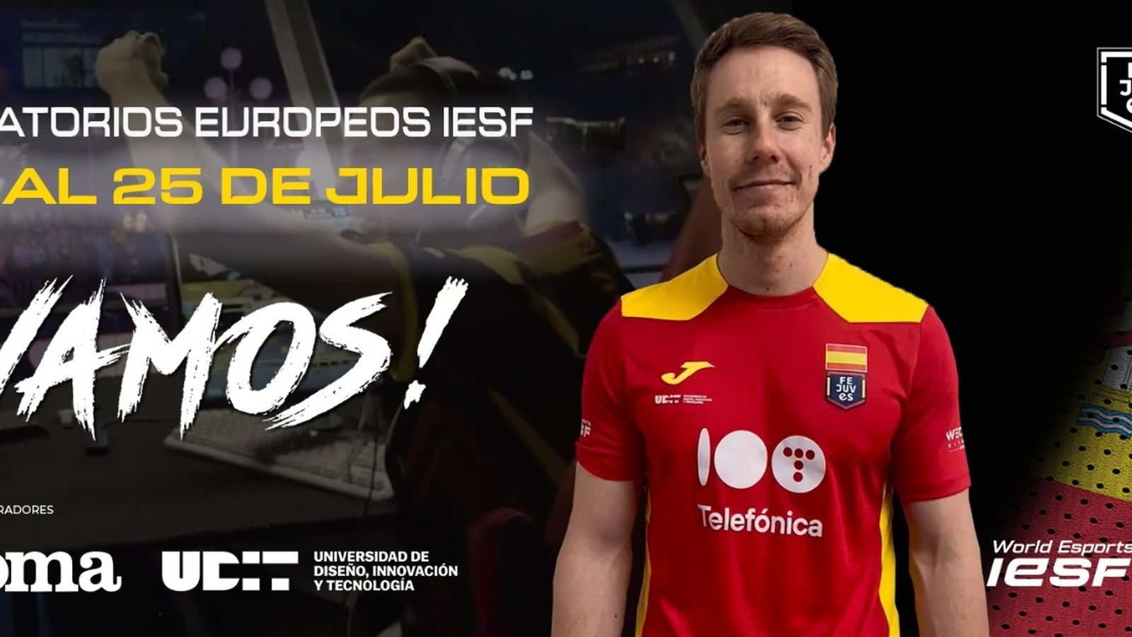 Cartel de la Selección Española de Esports para la competición.