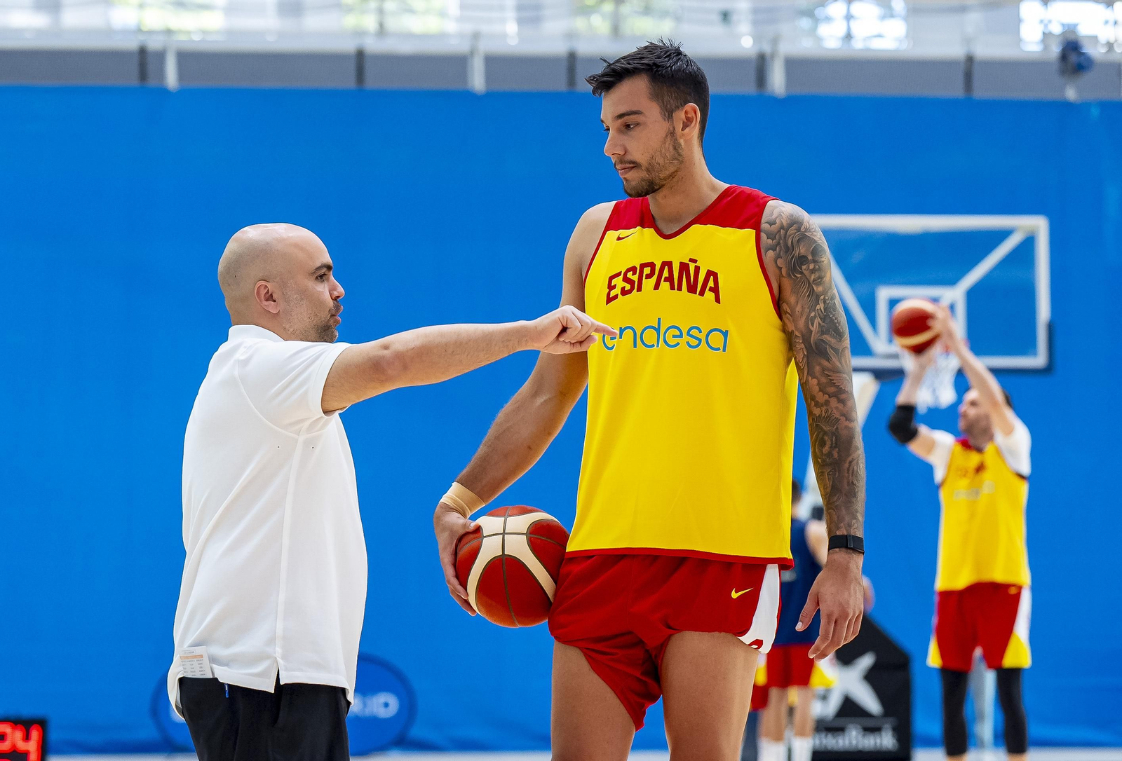 España vuelve a trabajar en Madrid con Alberto Díaz y Yankuba Sima España vuelve a trabajar en Madrid con Alberto Díaz y Yankuba Sima