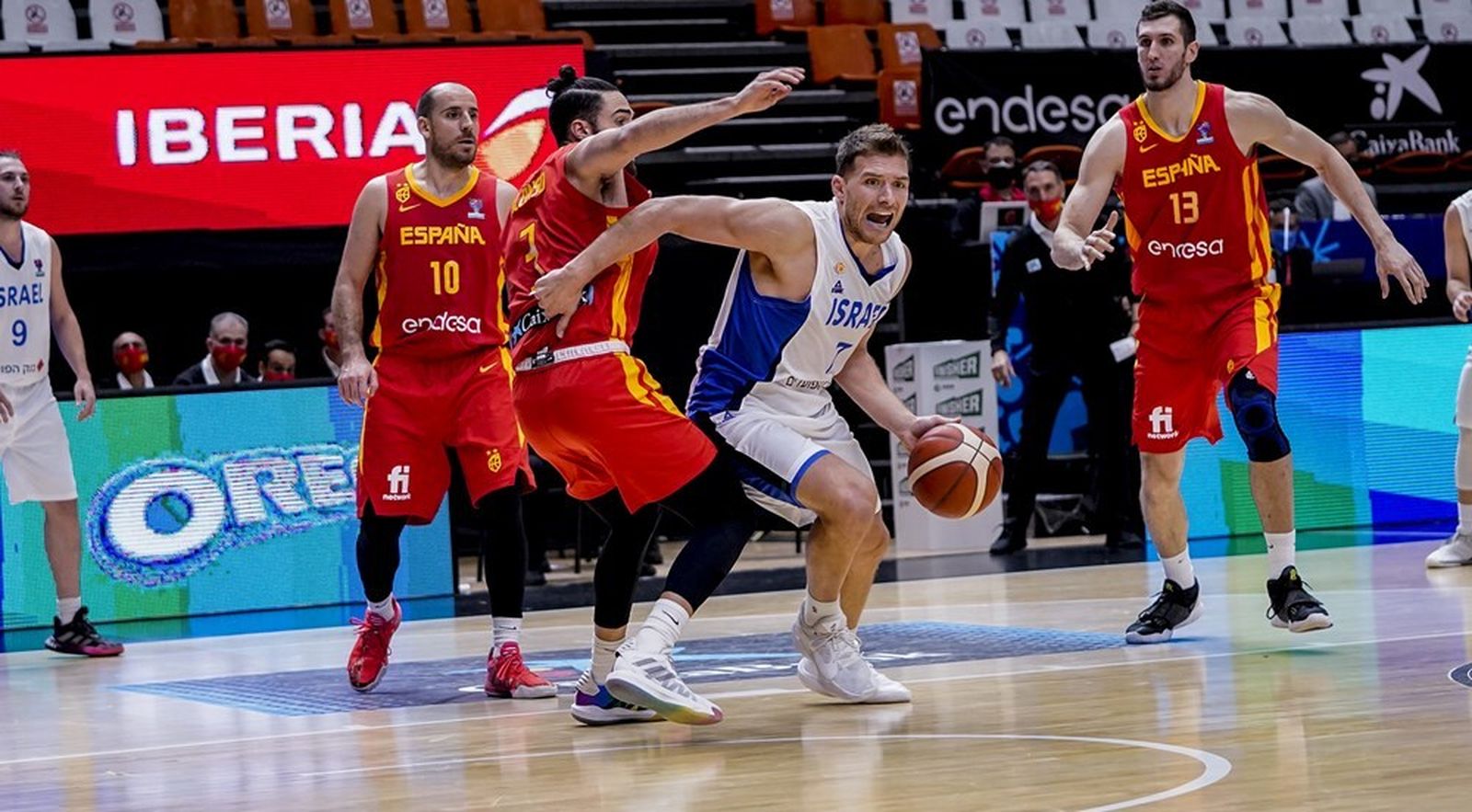Las fotos de los jugadores del Unicaja en el Israel-España