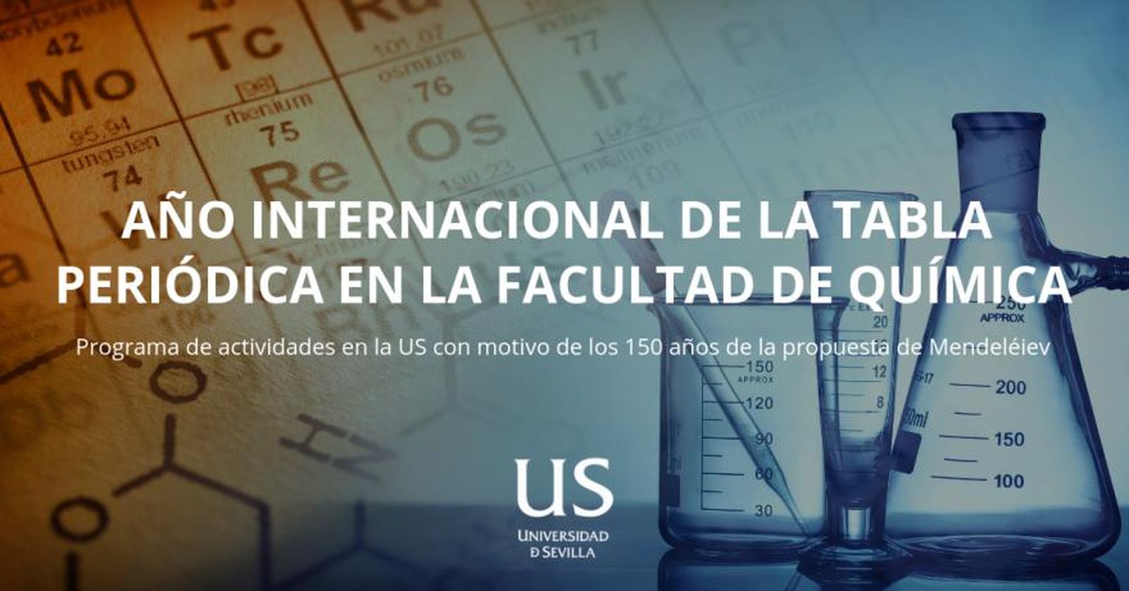 La Facultad de Química celebra los 150 años de la tabla periódica.