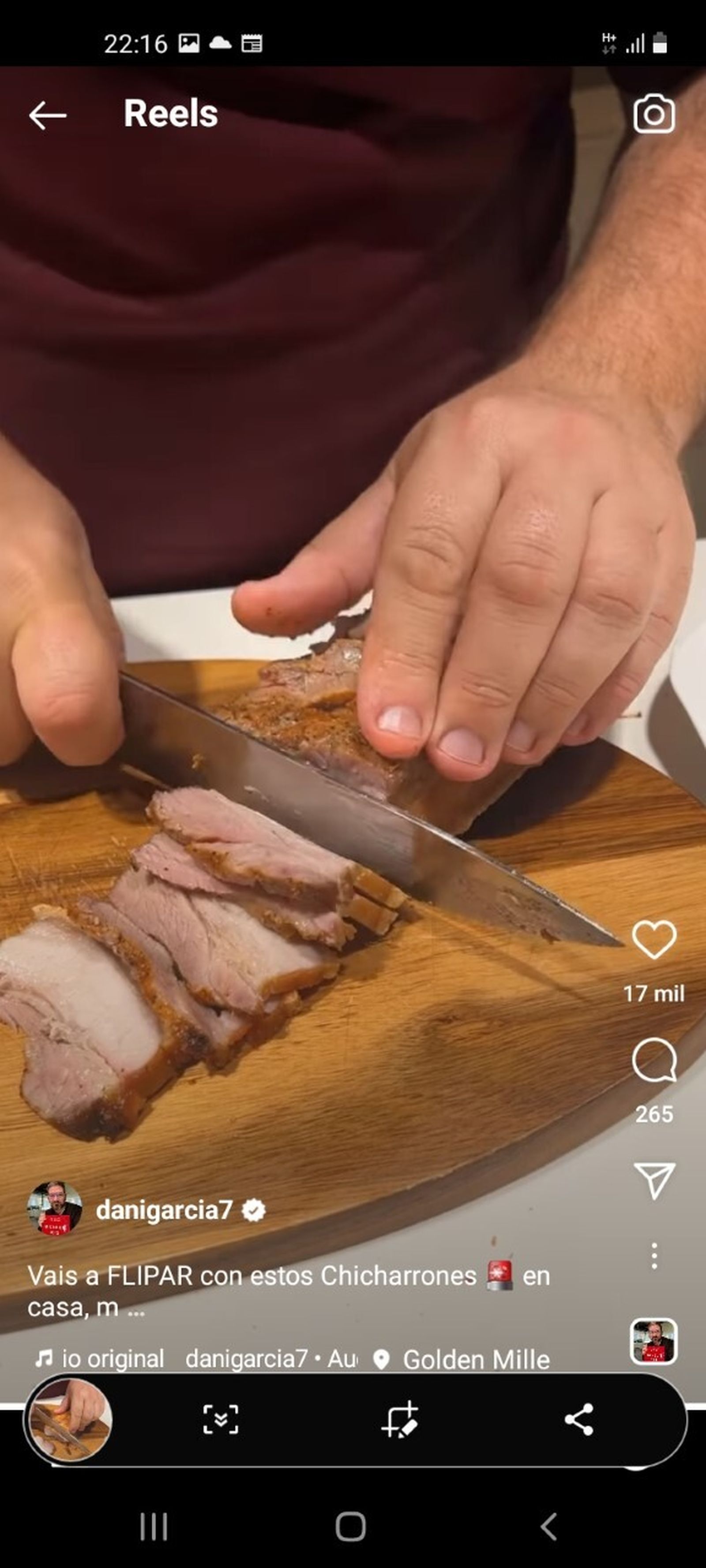 Los chicharrones para copiar de Dani García